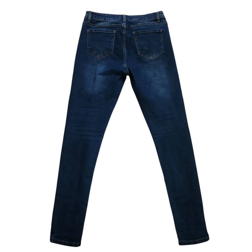 Shein Shein Women's Size 6 Blue Stretchy Skinny Jeans Size 28" / US 6 / IT 42 - 2 Thumbnail