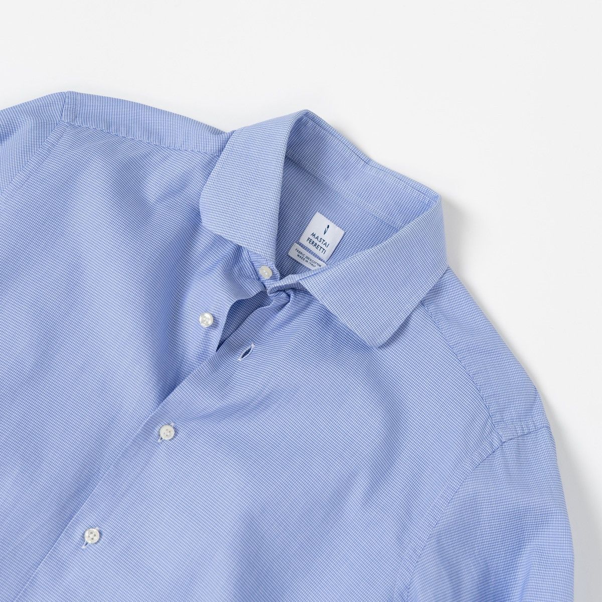 Other Mastai Ferretti Mens Blue Dress Shirt Button Up Long Sleeve Size US M / EU 48-50 / 2 - 3 Thumbnail