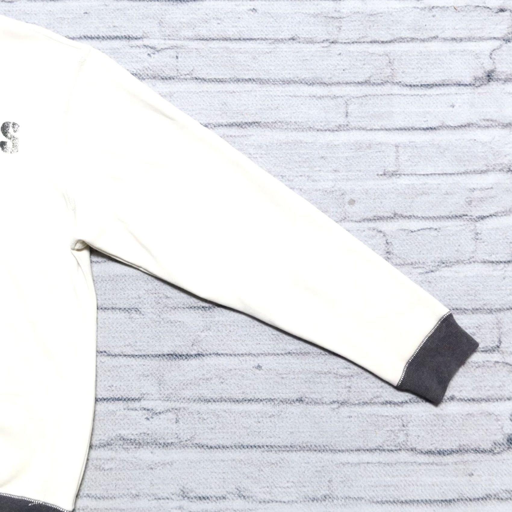 Vintage Vintage Polo Jeans Co Ralph Lauren Stencil Logo Crew Neck Sweatshirt L White Mens Size US L / EU 52-54 / 3 - 7 Thumbnail
