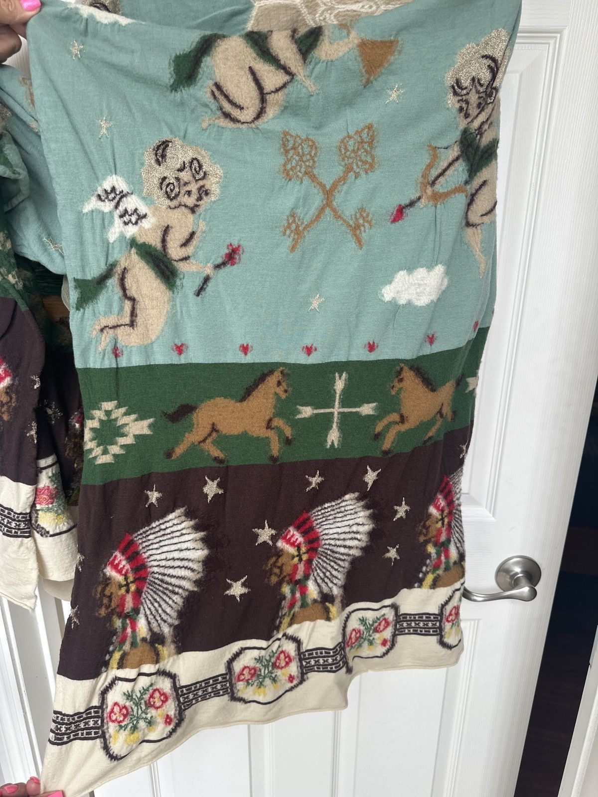Kapital Kapital indian angel horse shawl scarf Size ONE SIZE - 8 Thumbnail