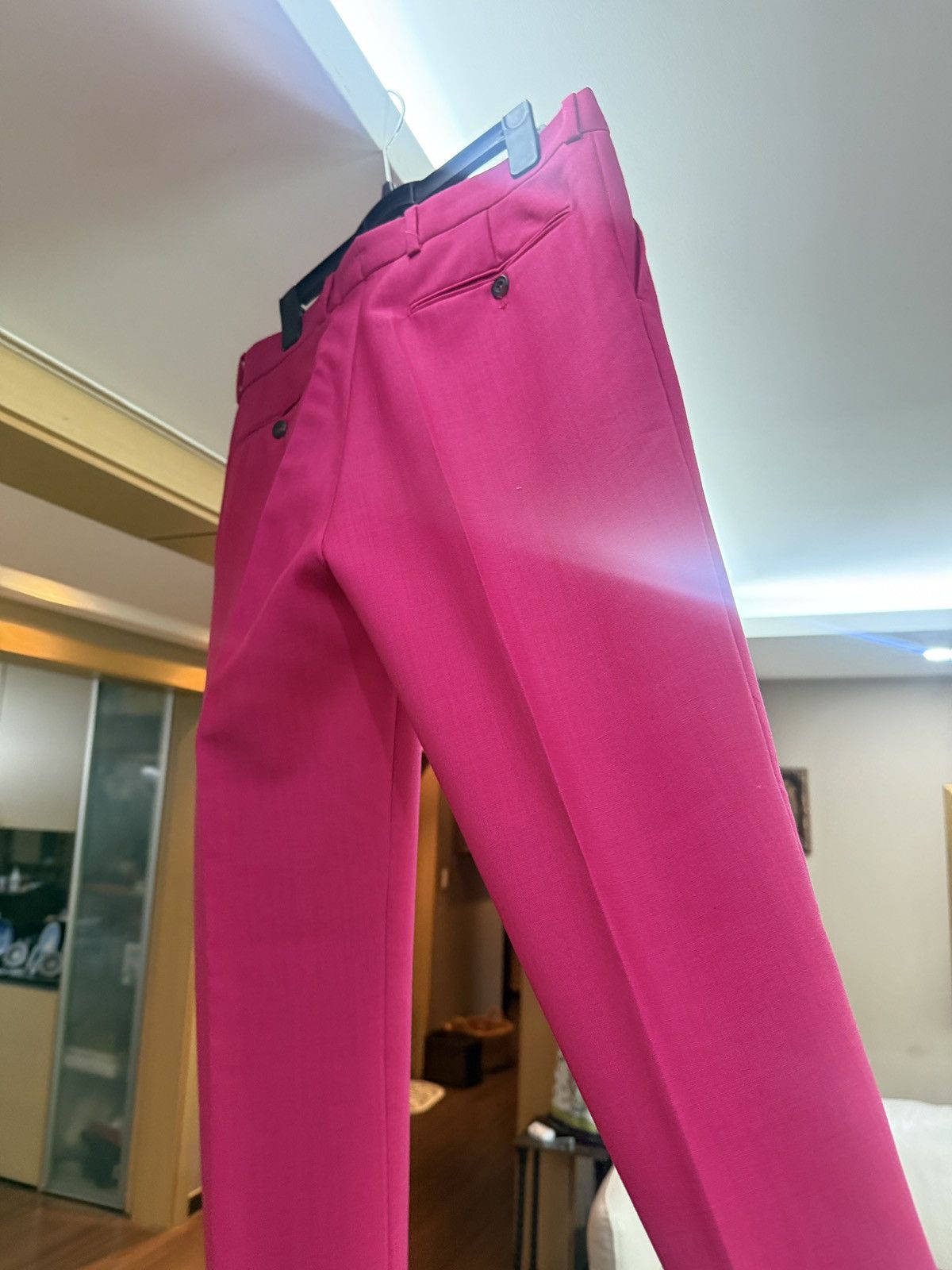 Alexander McQueen Alexander Mcqueen Cigarette Trousers Pink Size US 30 / EU 46 - 4 Thumbnail