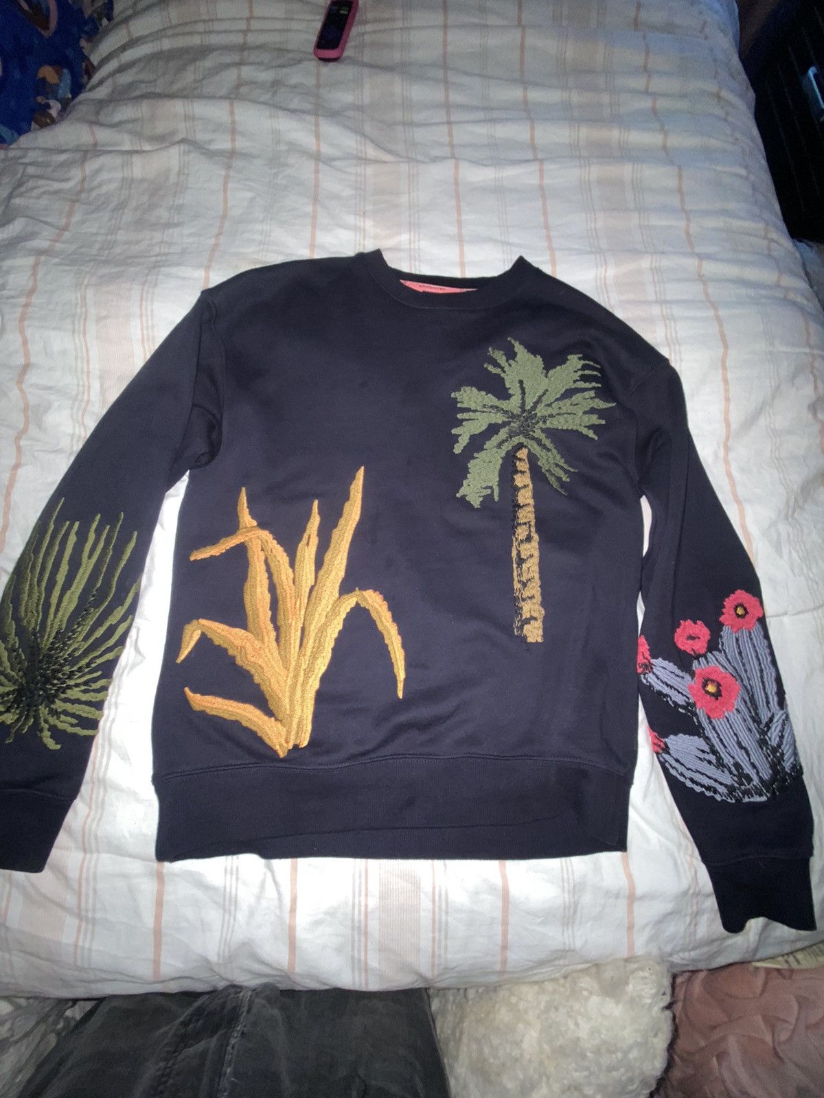 image of Scotch Soda Scotch & Soda Embroidered Sweatshirt in Black, Men's (Size Small)