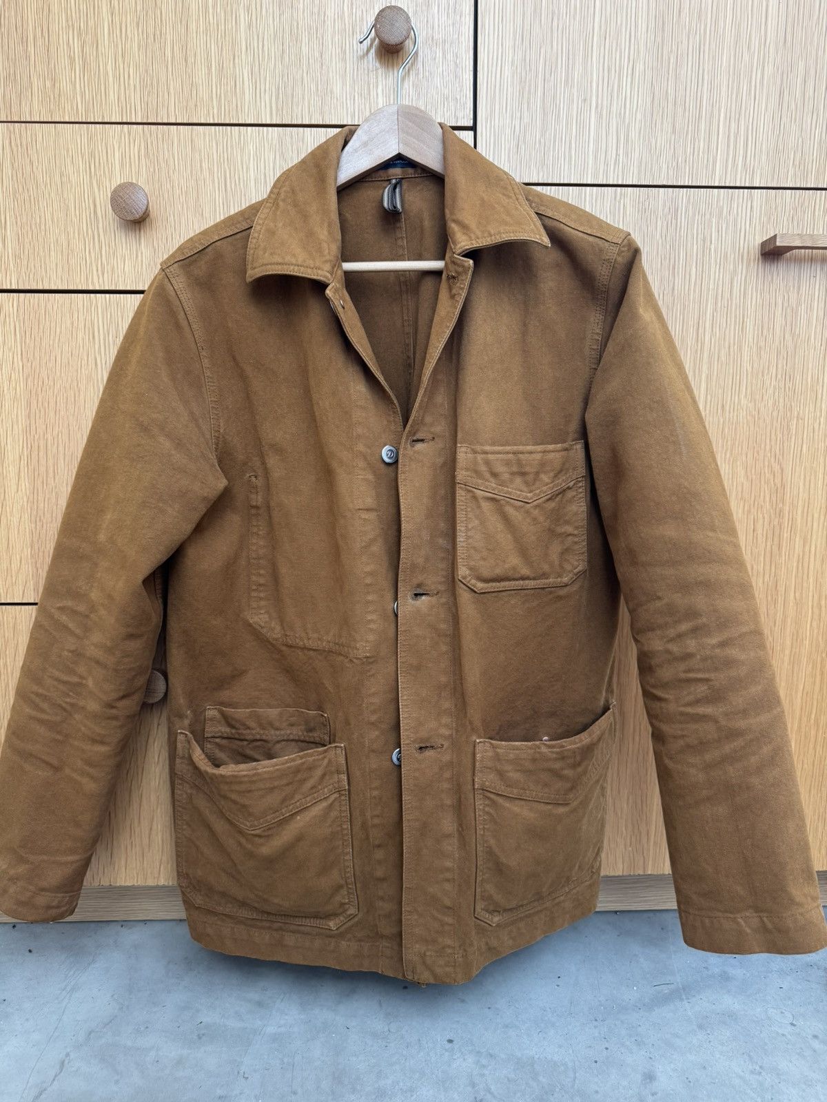 Drake’s Cotton Duck Canvas Five-pocket Chore Jacket