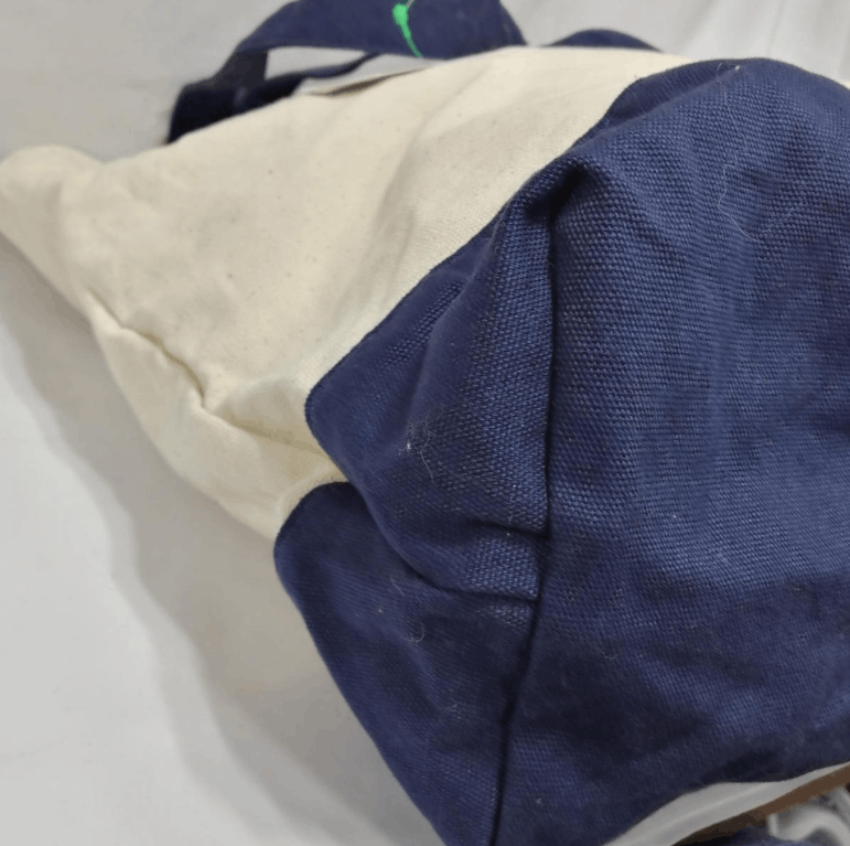 Bape Bape College Logo Navy Tote Bag Cotton Size ONE SIZE - 4 Thumbnail