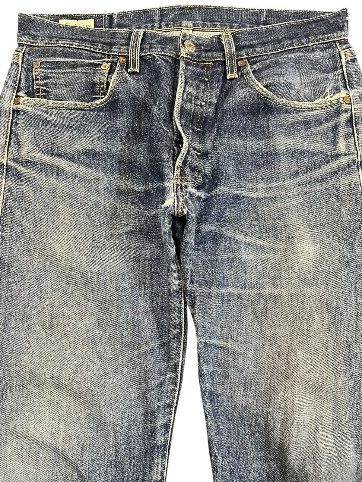 Levi's Vintage Levi’s 501 Big E Selvedge Button 5115 Denim Size US 32 / EU 48 - 2 Thumbnail