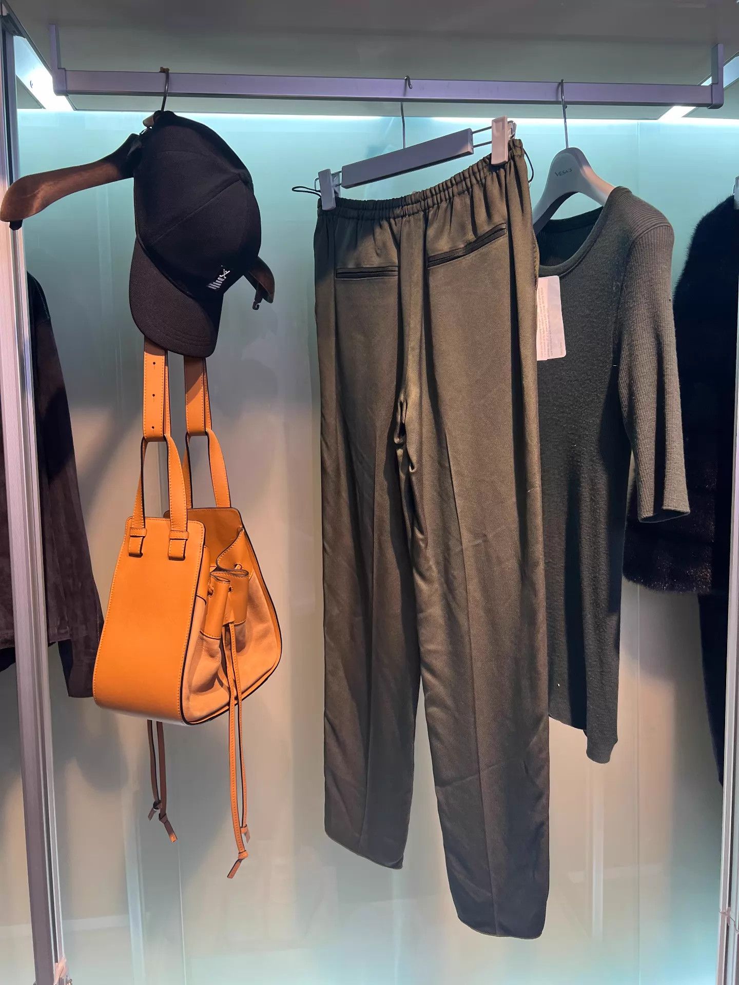 forte_forte Forte Forte military green elastic waist wide pants Size 25" / US 0 / IT 36 - 3 Thumbnail