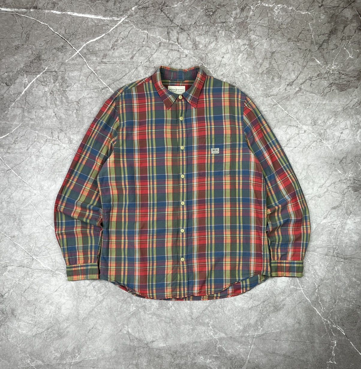Denim & Supply Ralph Lauren × Vintage Denim&Supply Ralph Lauren Shirt Travis Style Size US L / EU 52-54 / 3 - 1 Thumbnail