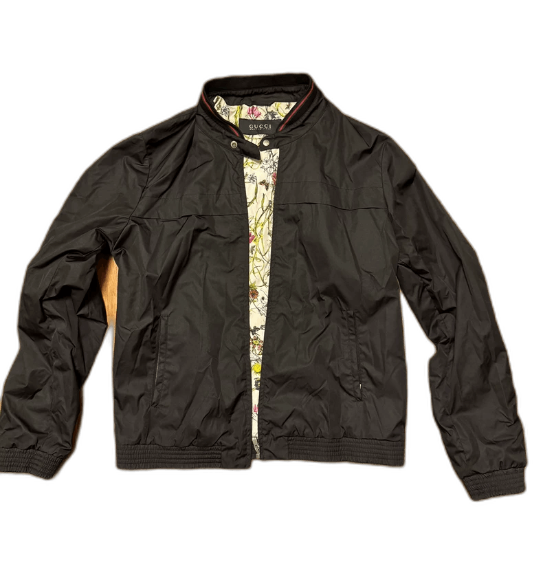 Gucci Gucci Black Short Bomber Jacket Size 50-2508 Size US XL / EU 56 / 4 - 1 Thumbnail