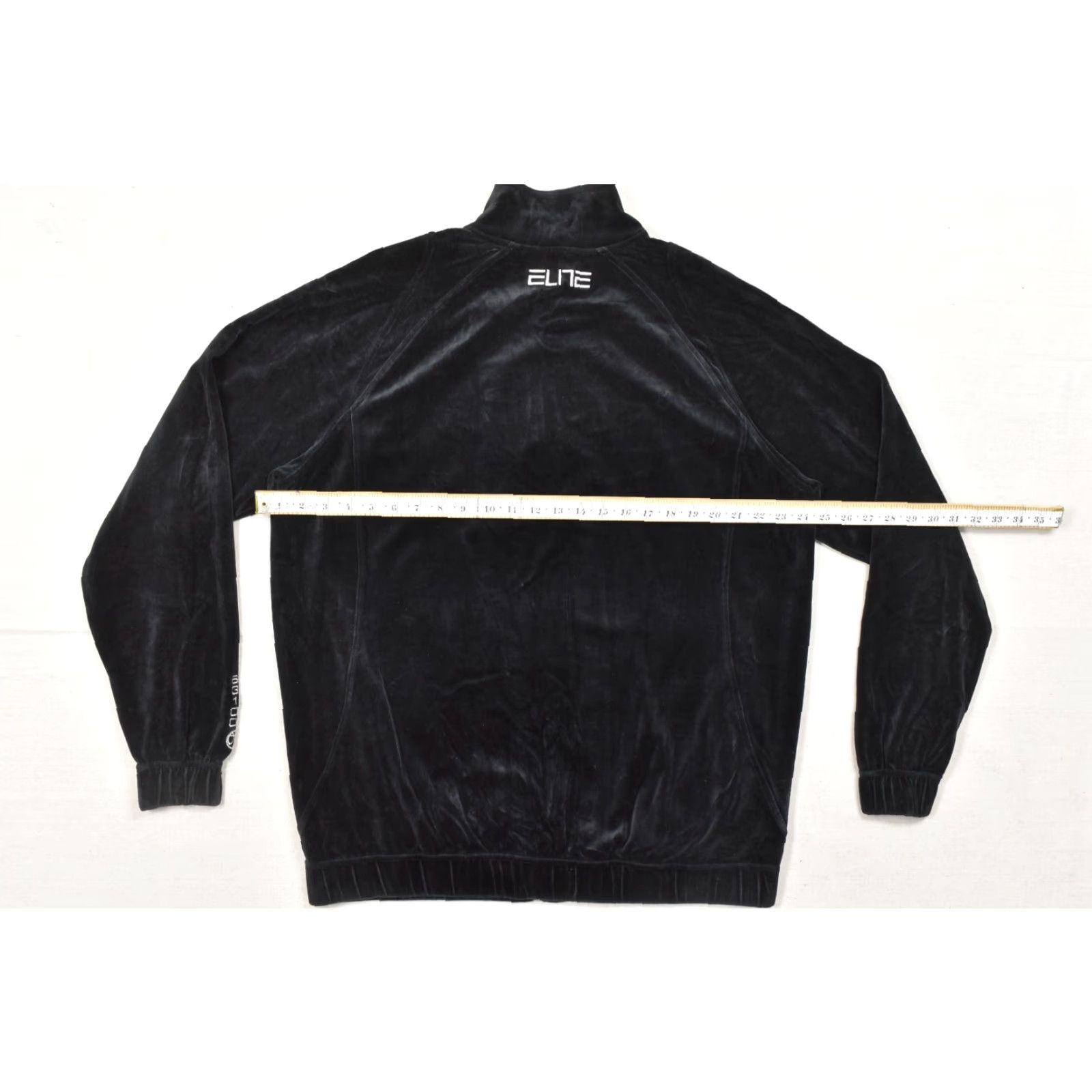 Nike Nike Elite Team Texas Longhorns Velour Full Zip Jacket Mens XLT Tall Black Bomber Jacket Women? No, Mens. Size US XL / EU 56 / 4 - 3 Thumbnail