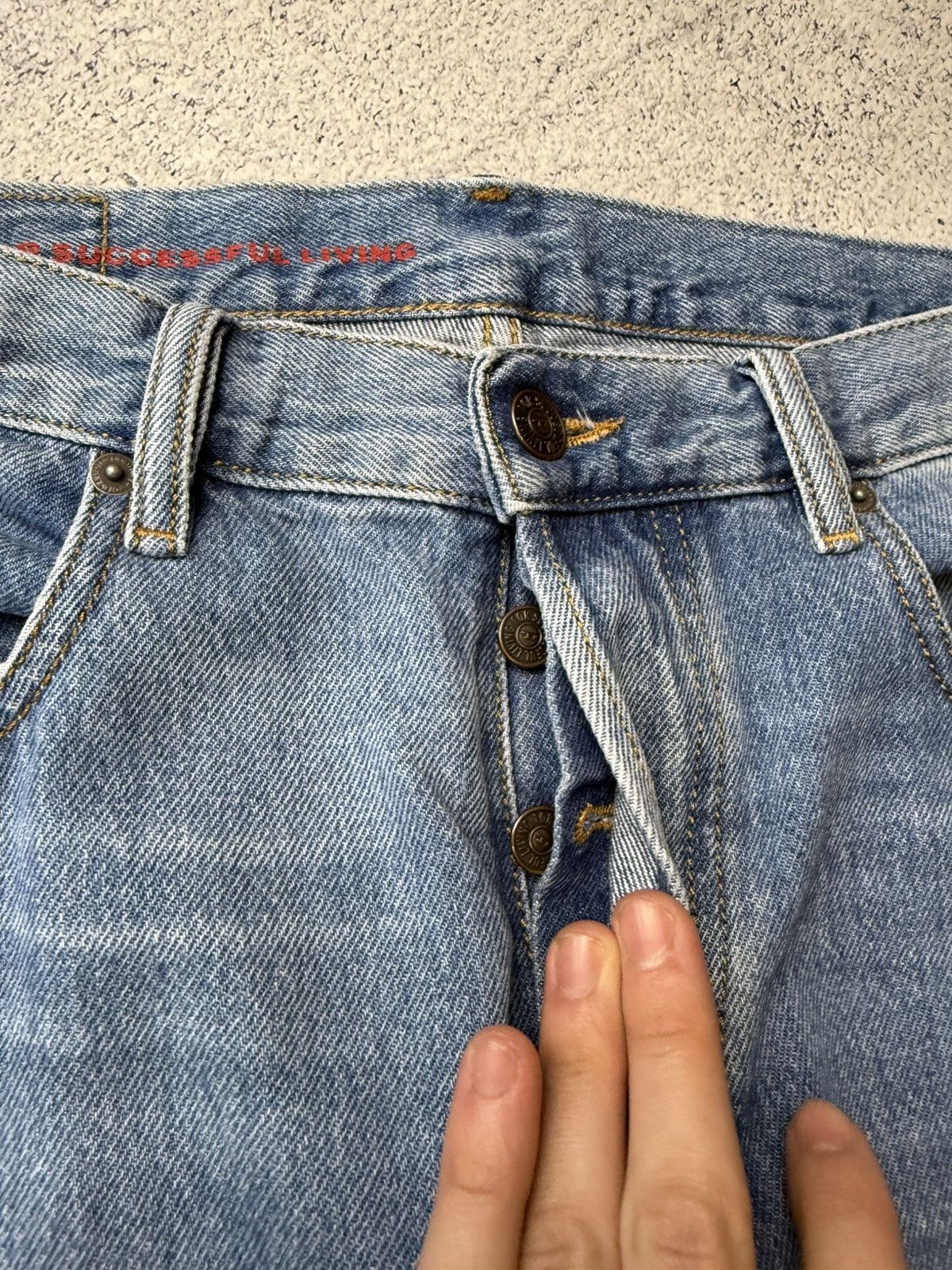 Diesel Vintage Crazy Diesel Jeans Mini Logo Y2K USA Size US 32 / EU 48 - 21 Thumbnail
