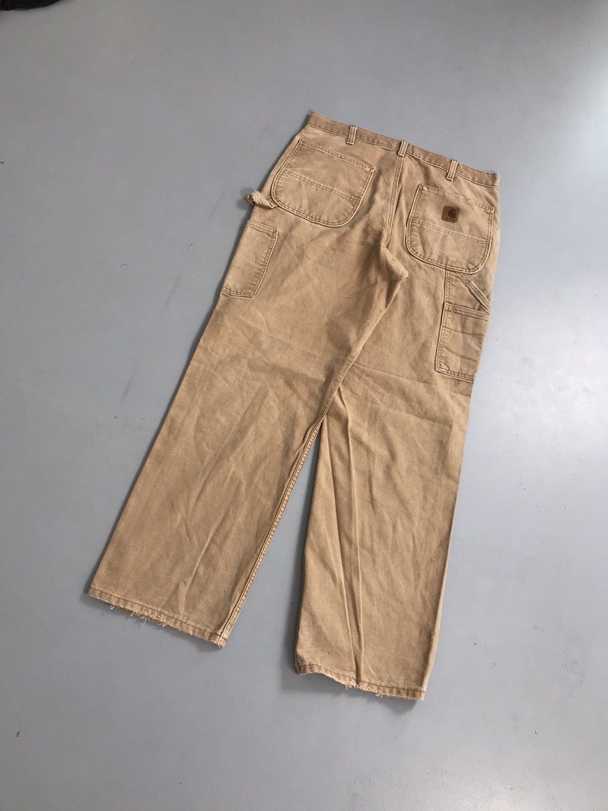 Carhartt Vintage Carhartt B11 BRN carpenter workwear denim Size US 34 / EU 50 - 12 Thumbnail