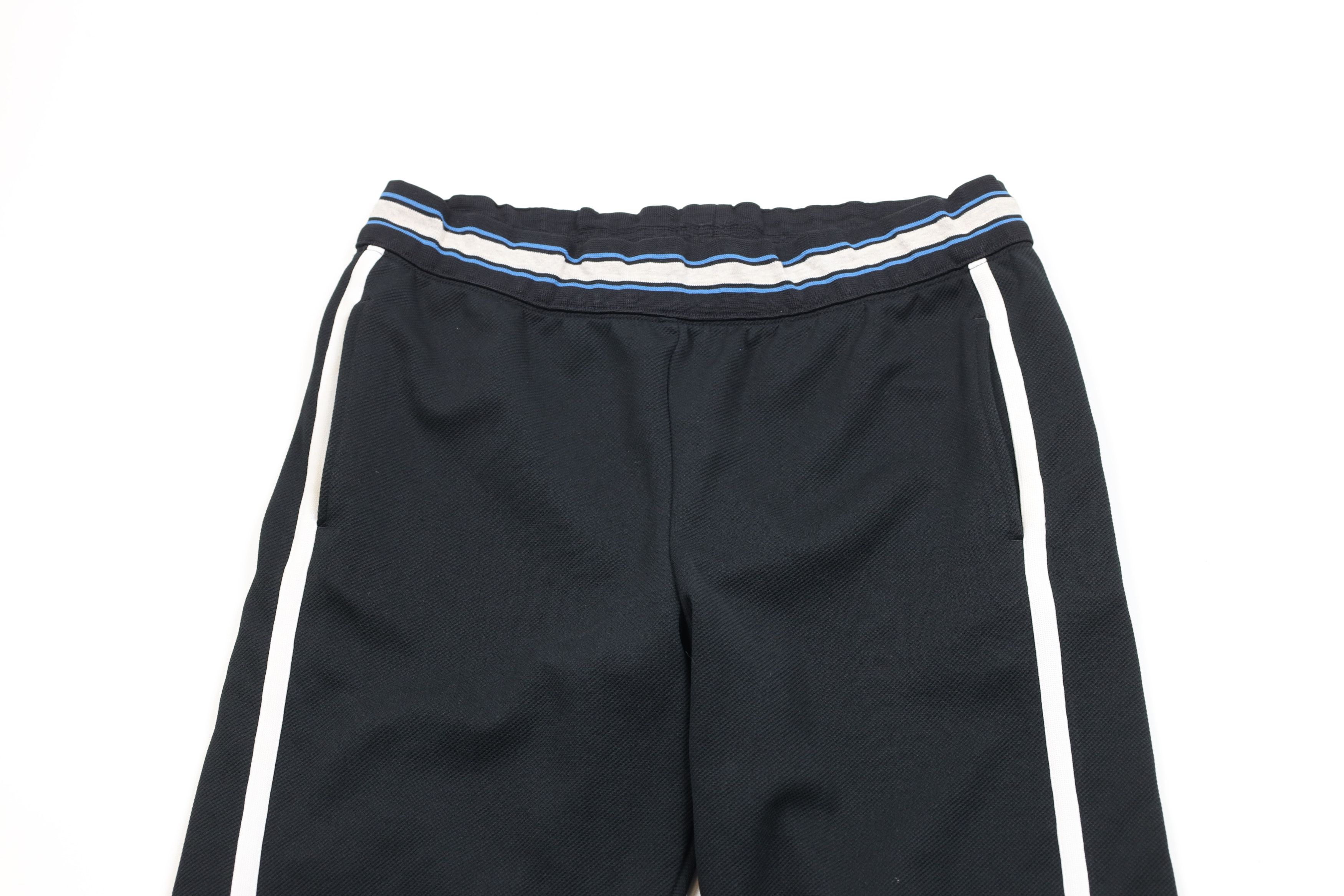 Nike × Vintage Vintage 90s Nike Mini Swoosh Thermal Knit Tapered Sweatpants Size 34" / US 12 / IT 48 - 2 Thumbnail