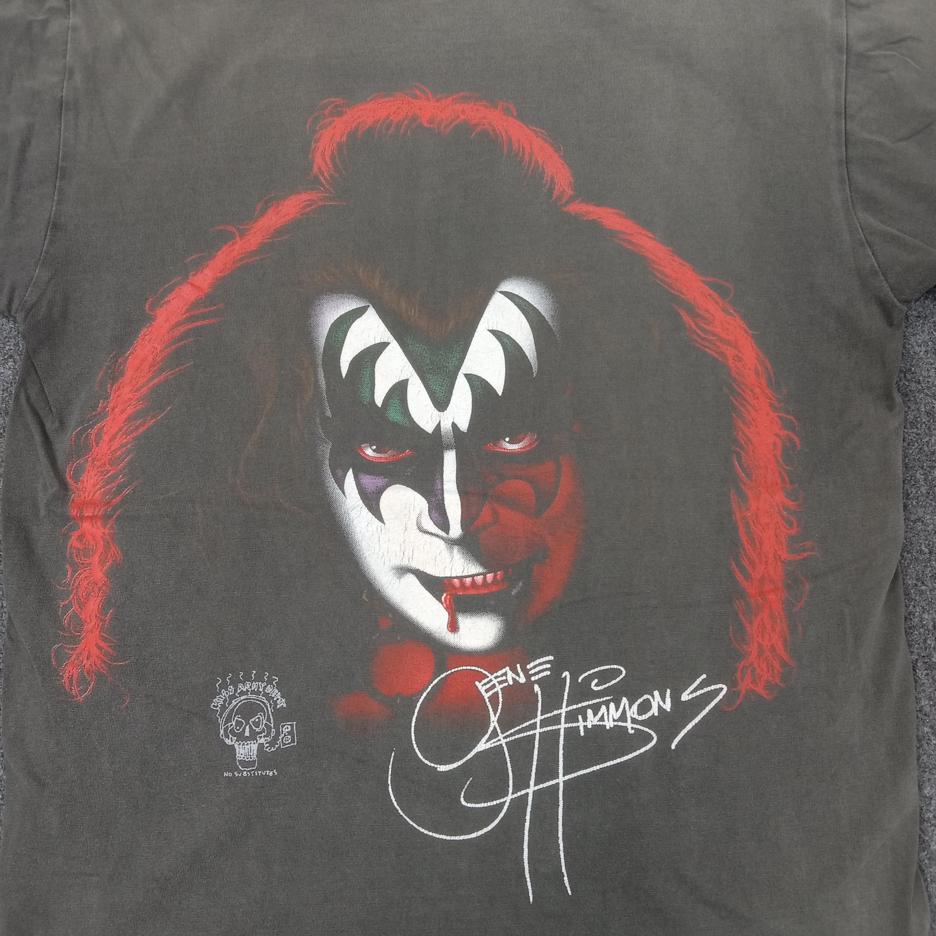 Band Tees KISS Gene Simmons Heavy Metal Band Tshirt C249N50 Size US M / EU 48-50 / 2 - 6 Thumbnail