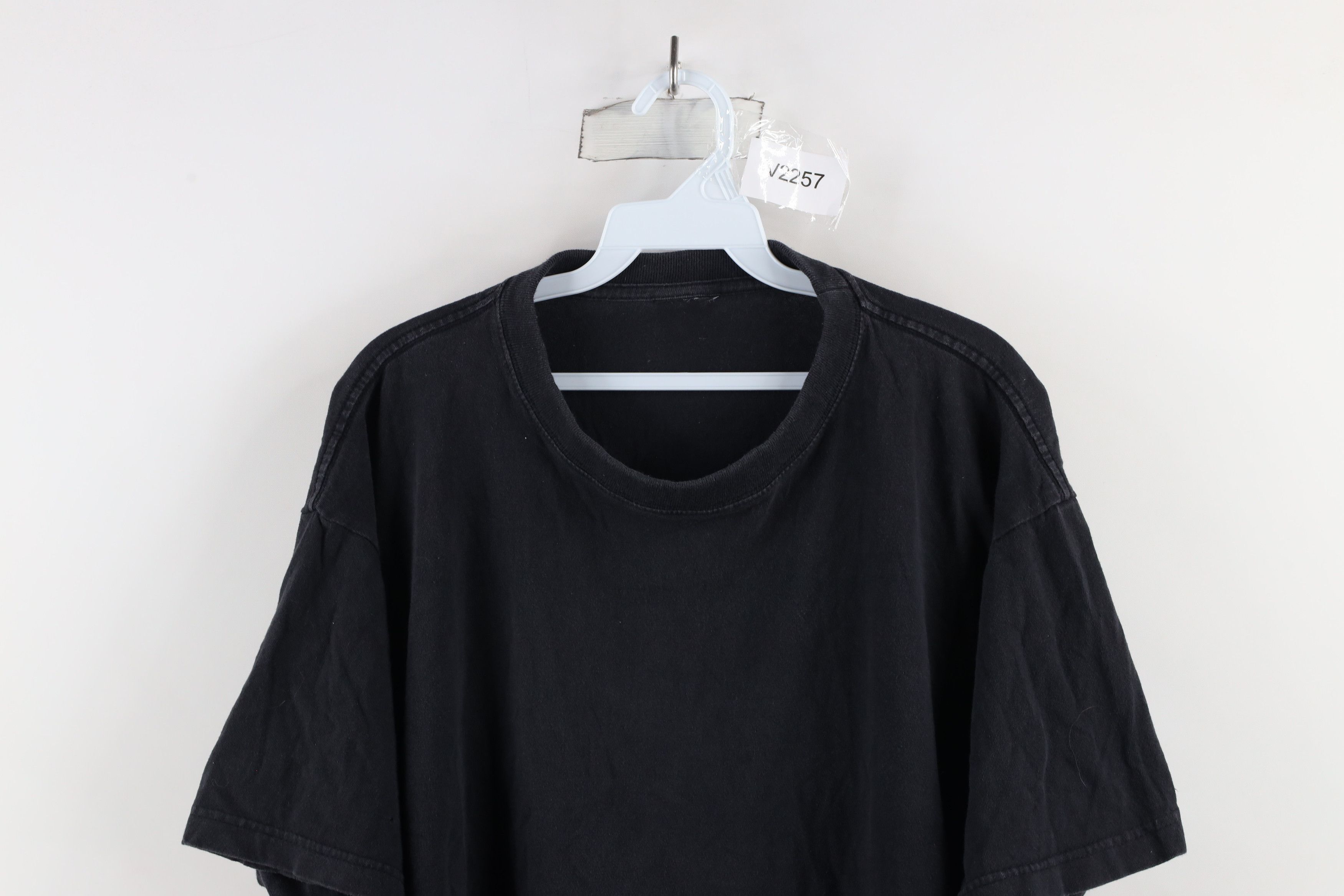 Vintage Vintage 90s Streetwear Short Sleeve T-Shirt Black Cotton Size US XXL / EU 58 / 5 - 2 Thumbnail