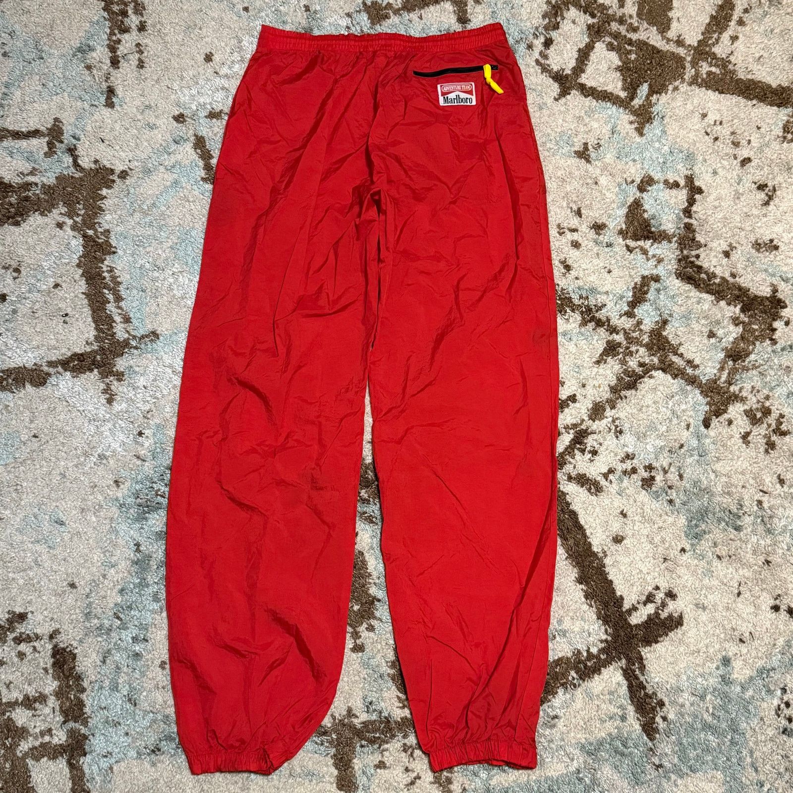 Marlboro Vintage 90s Marlboro Adventure Team Nylon Track Pants Large Size US 34 / EU 50 - 3 Thumbnail
