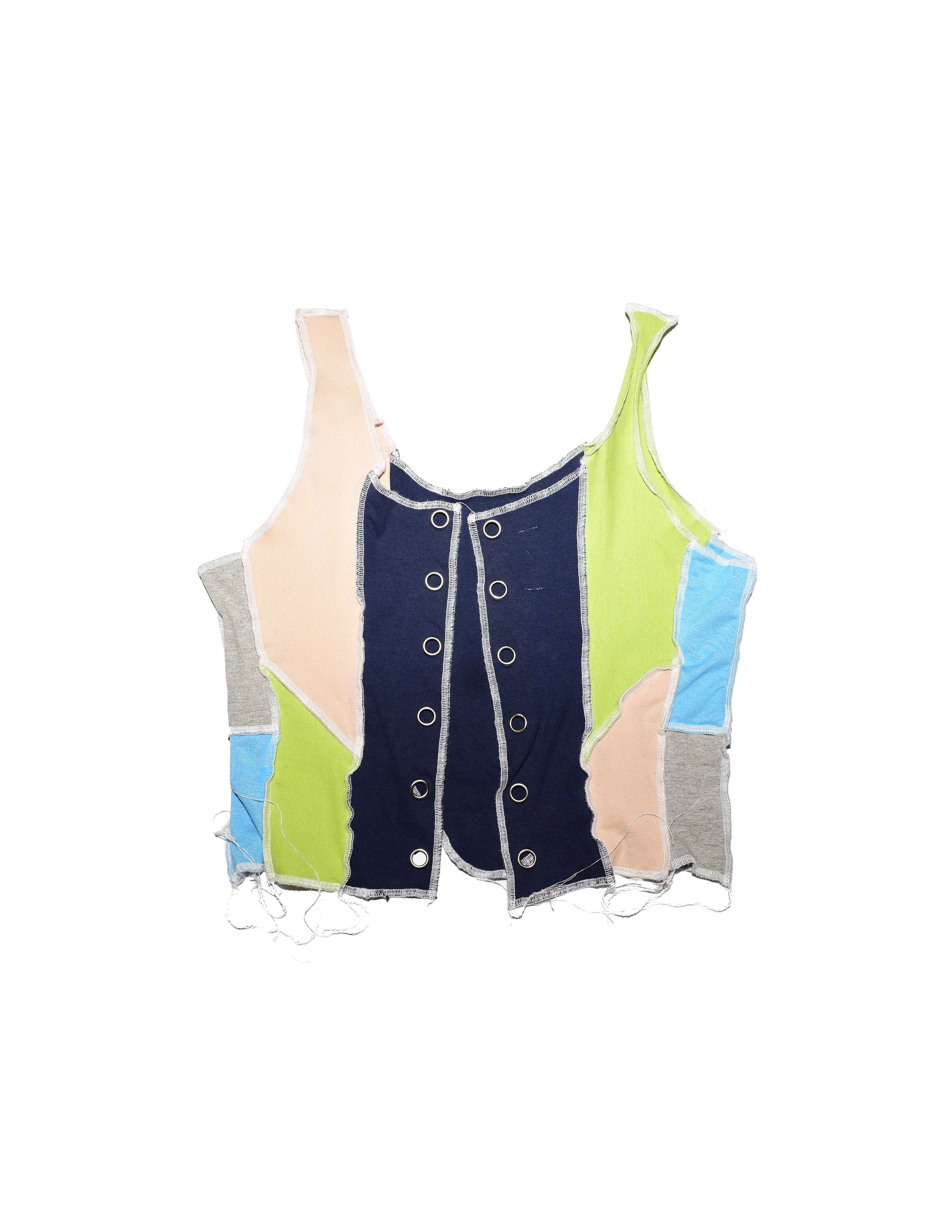 Vintage JJVintage Patchwork Top Size M / US 6-8 / IT 42-44 - 2 Thumbnail