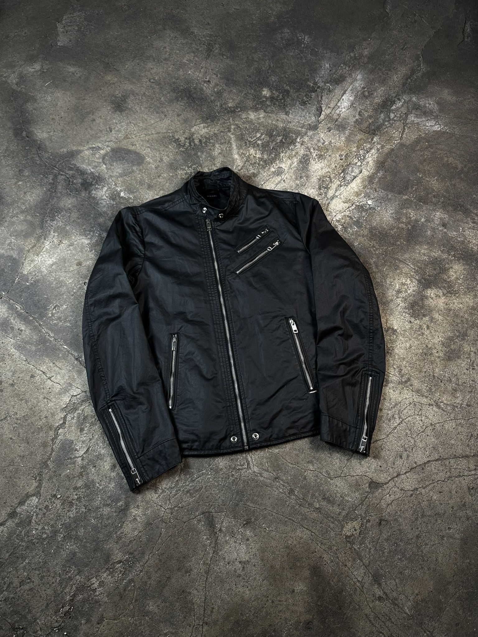 ギャル 平成初期 Y2K archive 5351 leather jacket Vintage Y2K Black Dimitri Leather Jacket (L) | Parallel