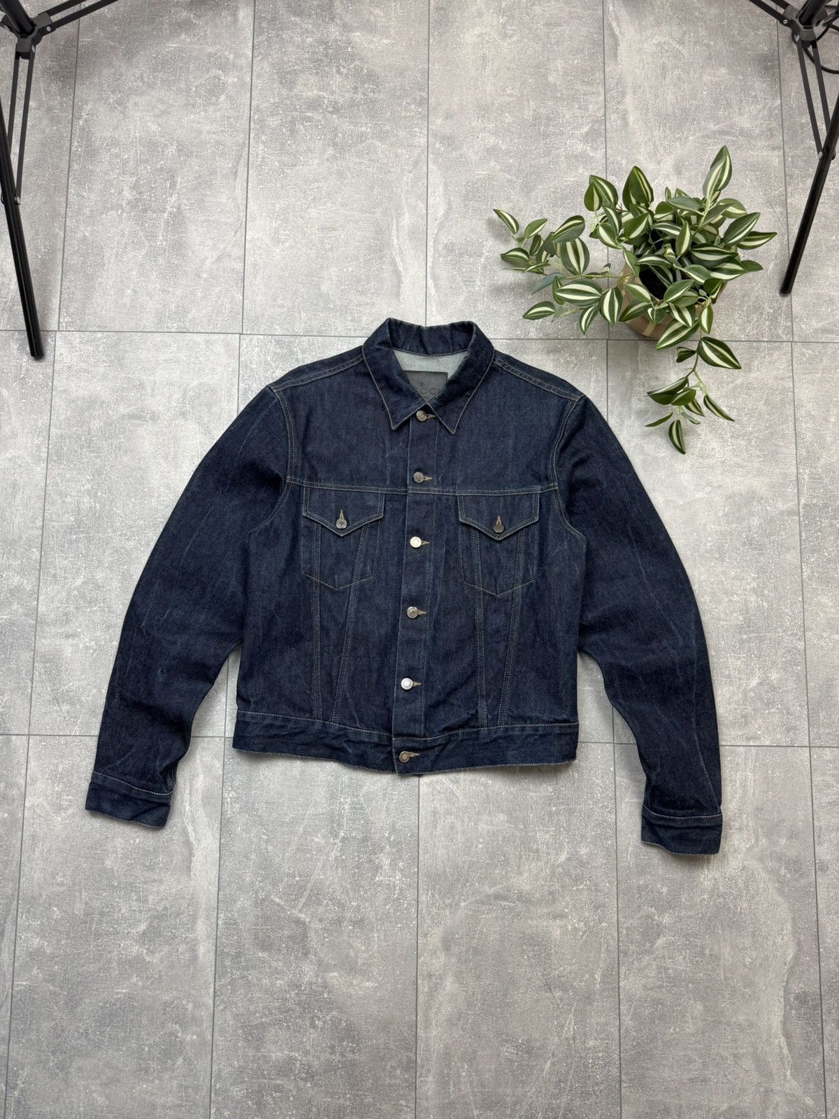 Gucci Gucci Tom Ford 00s Men’s Black Denim Jacket Black Label Size US M / EU 48-50 / 2 - 1 Thumbnail