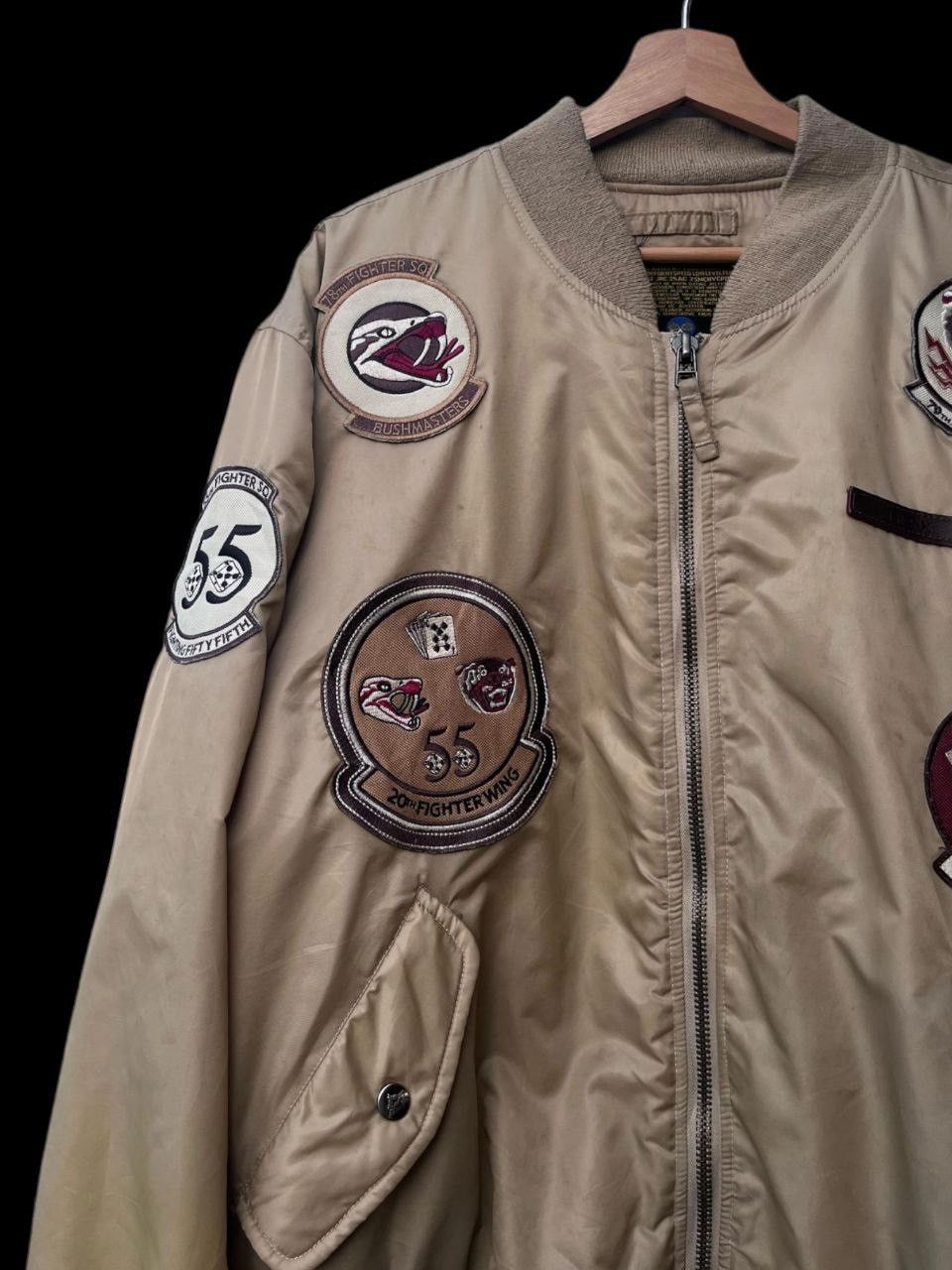 Avirex Avirex Bomber Flight Ground L-2 Fighter Air Force Jacket Size US XL / EU 56 / 4 - 5 Thumbnail