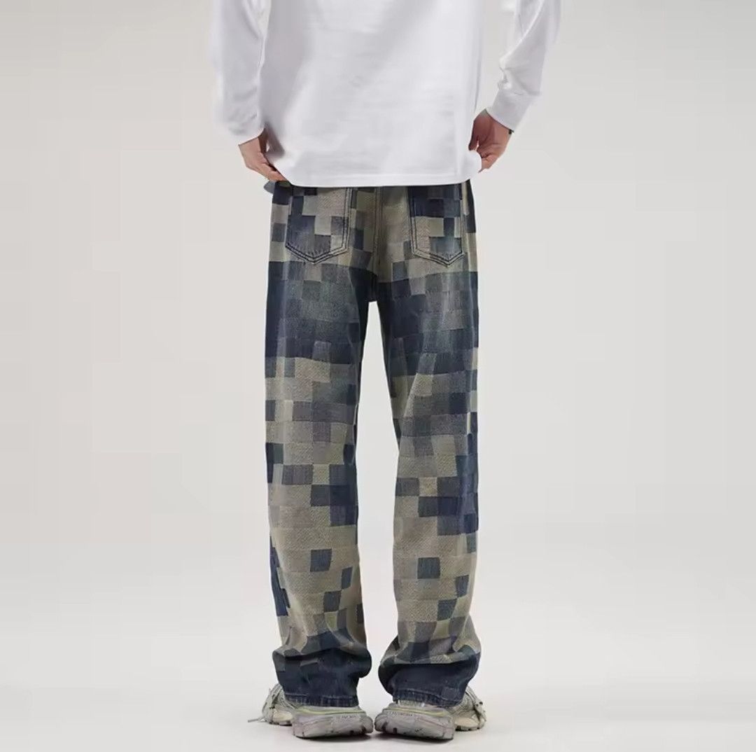 Designer × Vintage Y2k New Baggy Straight Jeans Size US 29 - 4 Thumbnail