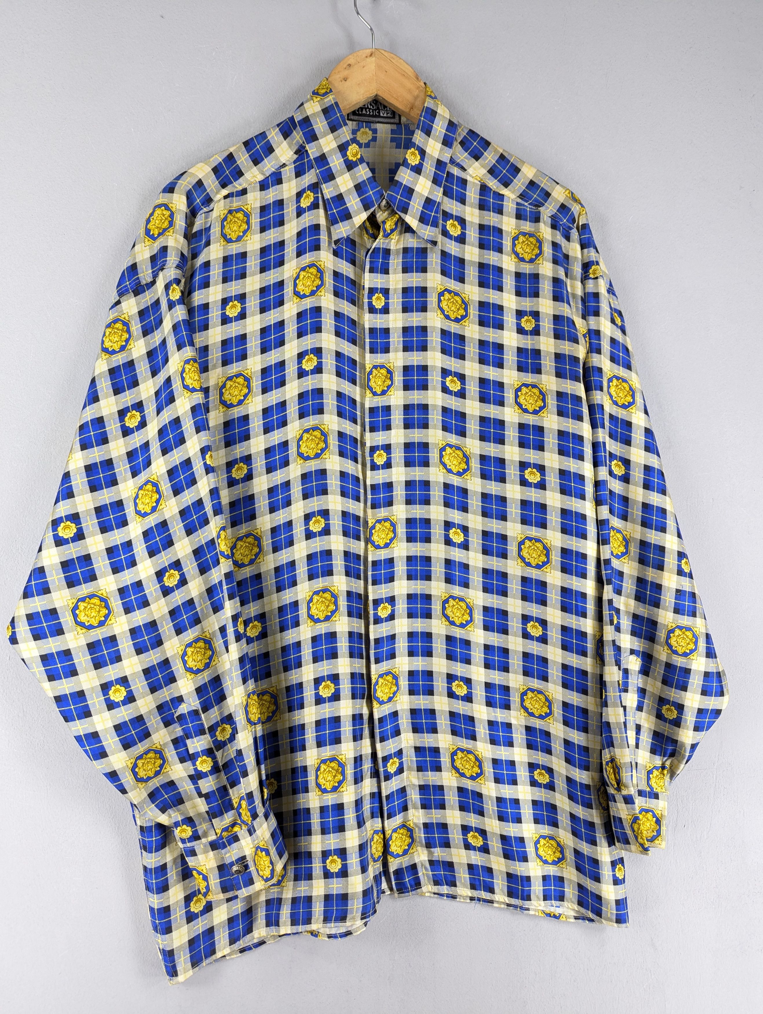 Versace Versace Classic V2 Silk Shirt Size US L / EU 52-54 / 3 - 3 Thumbnail