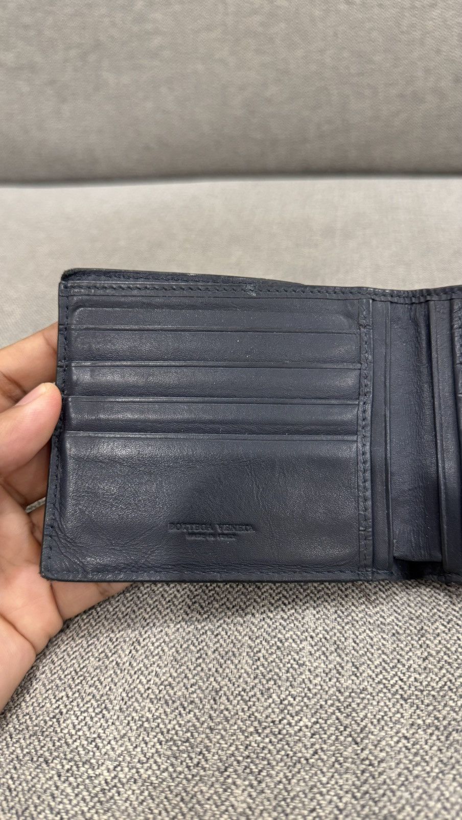 Bottega Veneta Bottega Veneta Intrecciato Bi-Fold Mens Wallet Size ONE SIZE - 9 Thumbnail