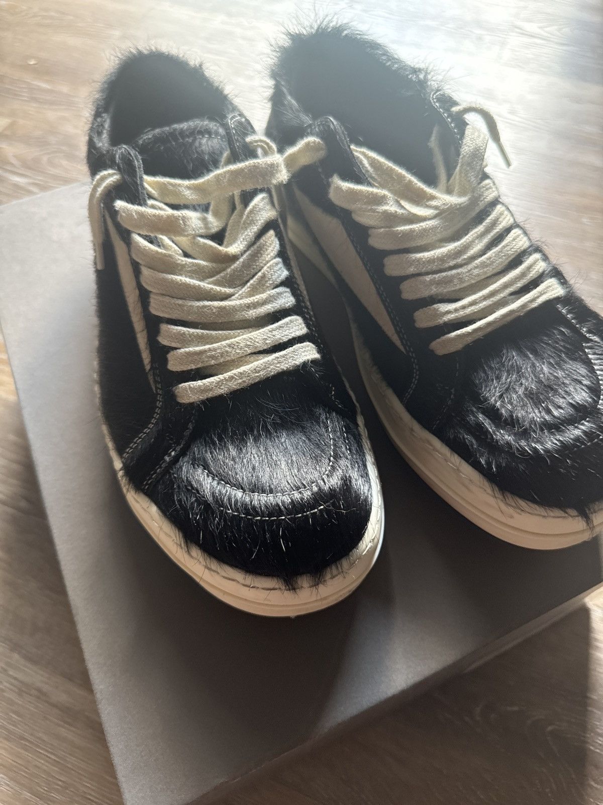 Rick Owens Black Vintage Sneakers Size US 7 / EU 40 - 1 Thumbnail