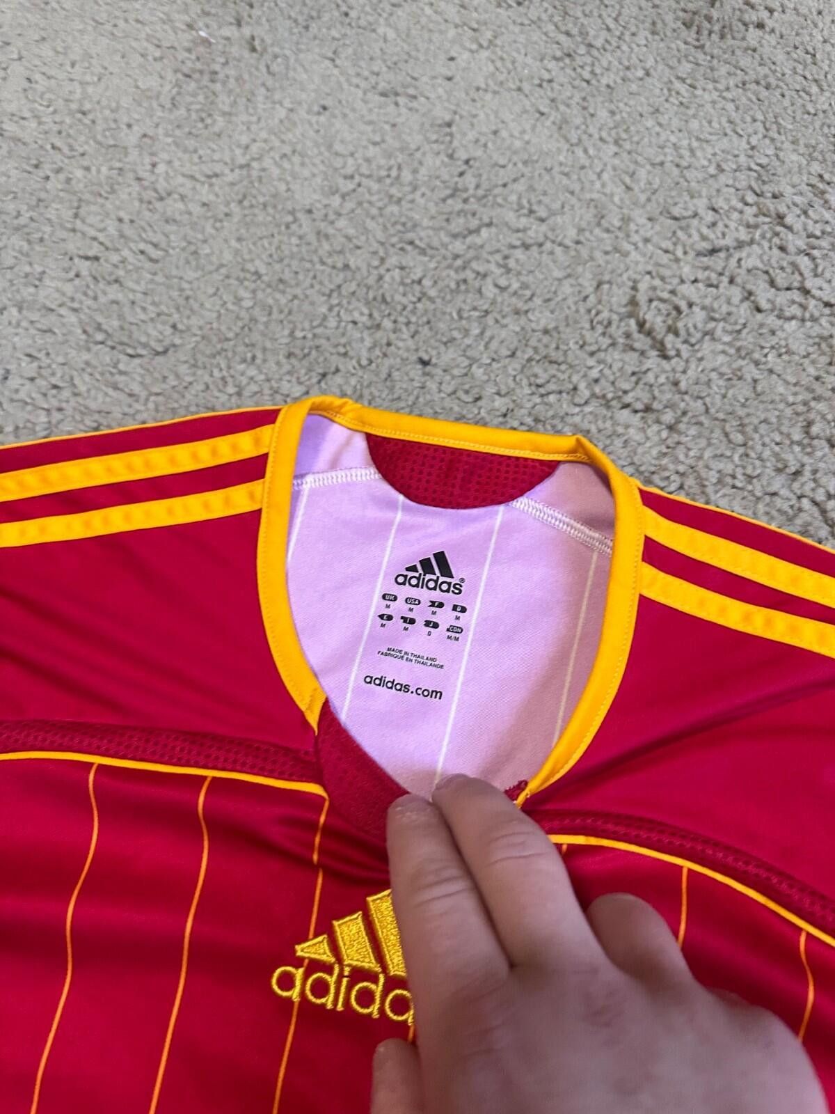 Adidas Spain 2006 2008 Home Football Shirt Soccer Jersey Adidas Size US M / EU 48-50 / 2 - 4 Thumbnail
