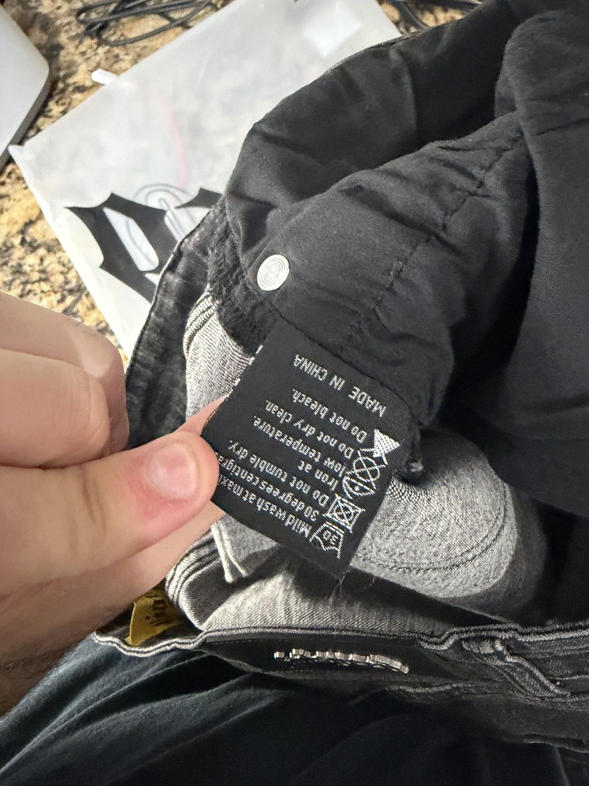 Godspeed Godspeed Patchwork Denim Shorts Black V2 Size 36 Mens Size US 36 / EU 52 - 9 Thumbnail