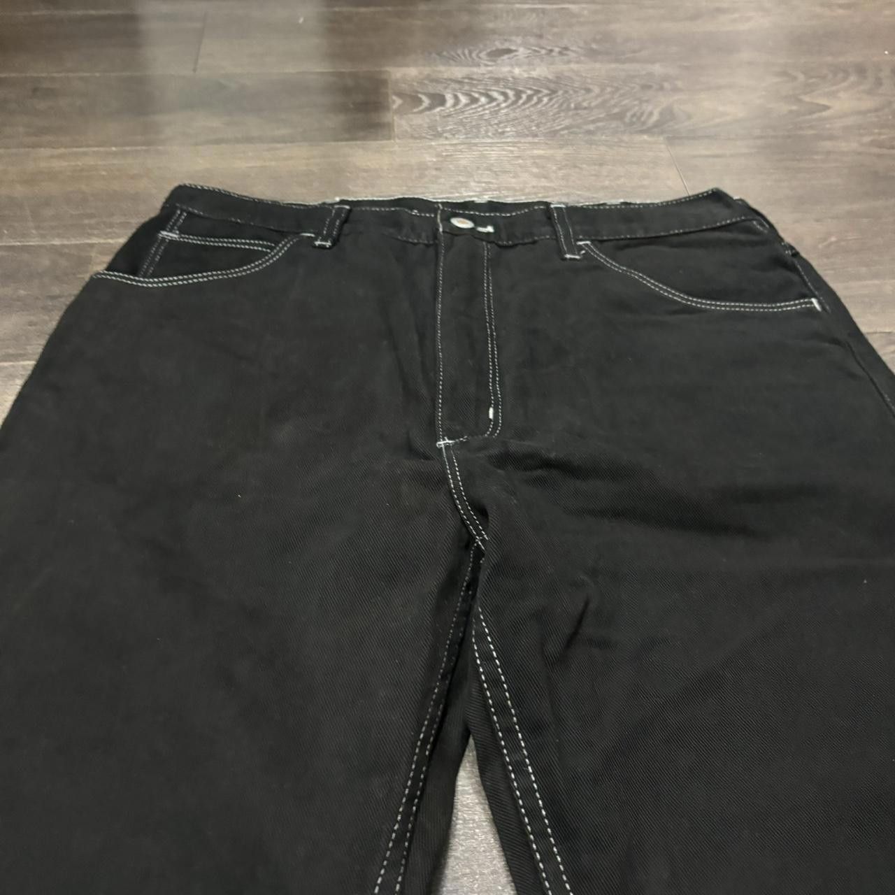Wrangler Vintage Wrangler Black Off Stitch Jeans Made in USA 36x31 Size US 36 / EU 52 - 3 Thumbnail