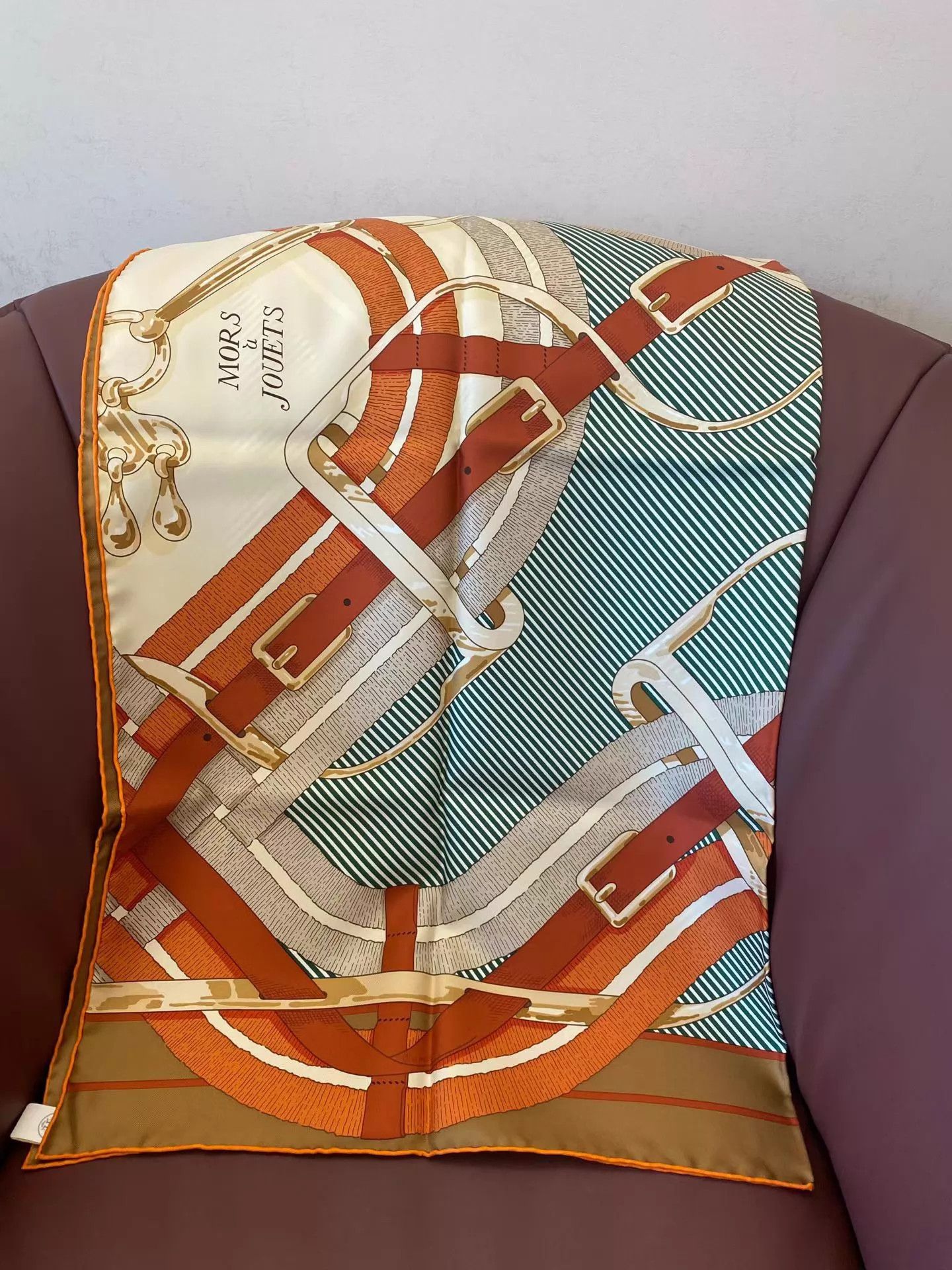 Hermes Hermes Horsebit 90x90 Scarf Unused Boxed Size ONE SIZE - 6 Thumbnail