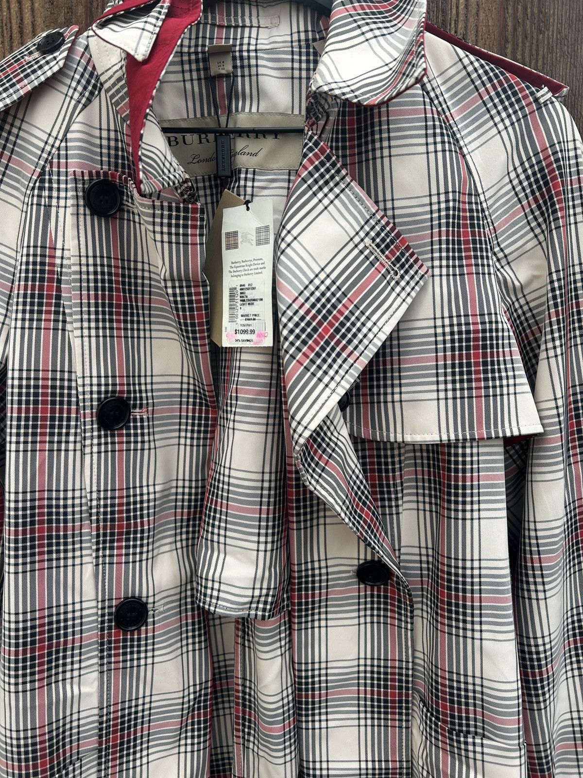 Burberry Burberry Check Runway Rain Trench Coat Size M / US 6-8 / IT 42-44 - 2 Thumbnail