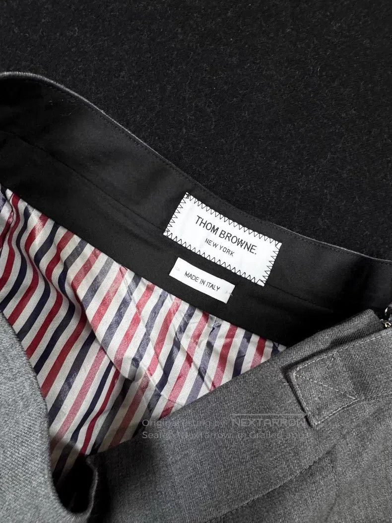 Thom Browne Thom Browne Preppy Gray Pleated Skirt Size 27" / US 4 / IT 40 - 3 Thumbnail