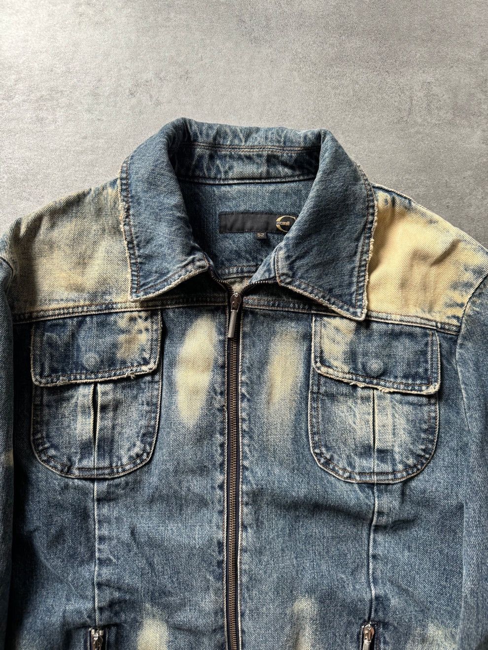 Roberto Cavalli Just Cavalli Denim/Jean Jacket Size US L / EU 52-54 / 3 - 3 Thumbnail