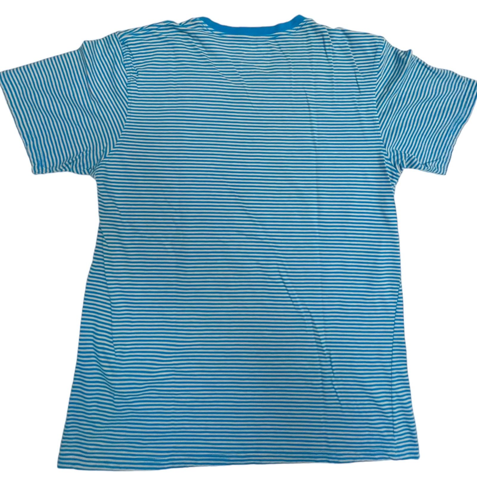 Zoo York Zoo York Men’s XL Striped T-Shirt Blue White Vneck Tee Size US XL / EU 56 / 4 - 2 Thumbnail