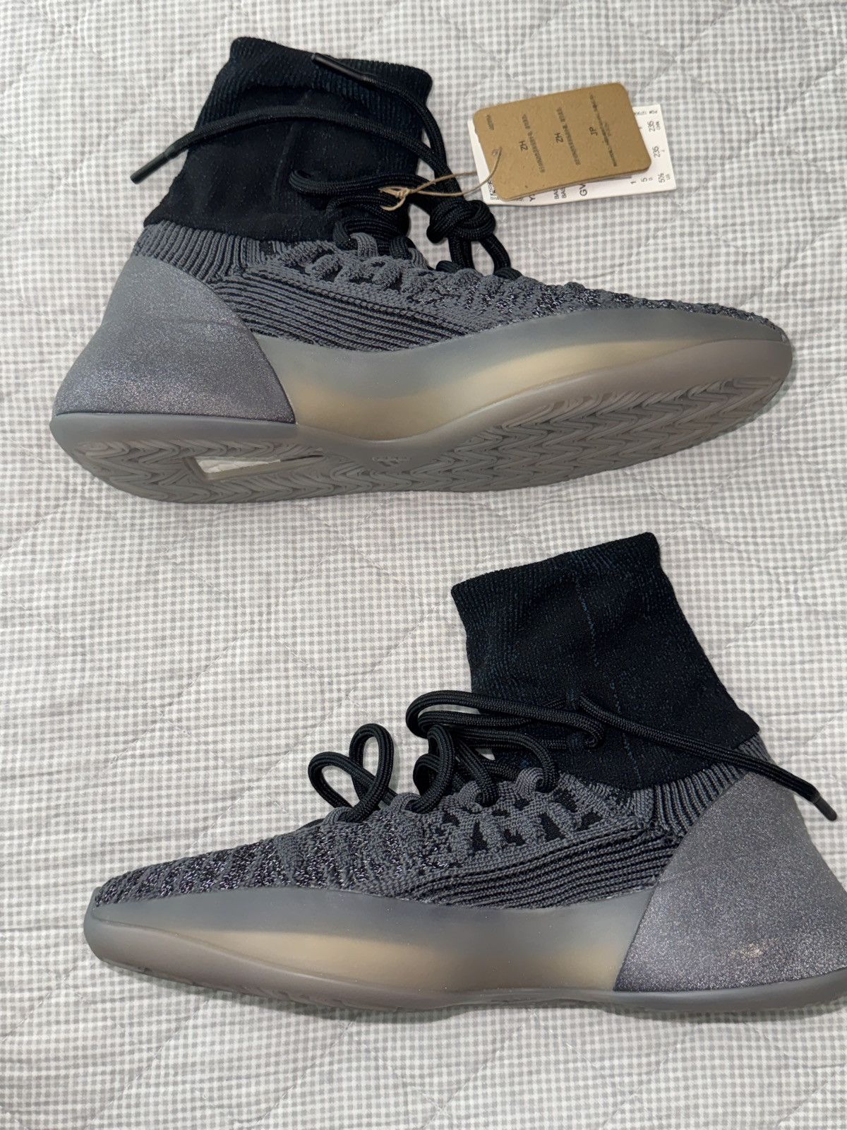 Yeezy Adidas Yeezy BSKTBL Knit ‘ Slate Blue ‘ Size US 5.5 / EU 38 - 2 Thumbnail