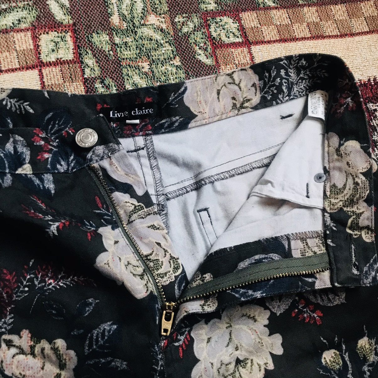 Japanese Brand × Seditionaries × Vintage Vintage Live Claire Floral Denim Size 27" / US 4 / IT 40 - 6 Thumbnail
