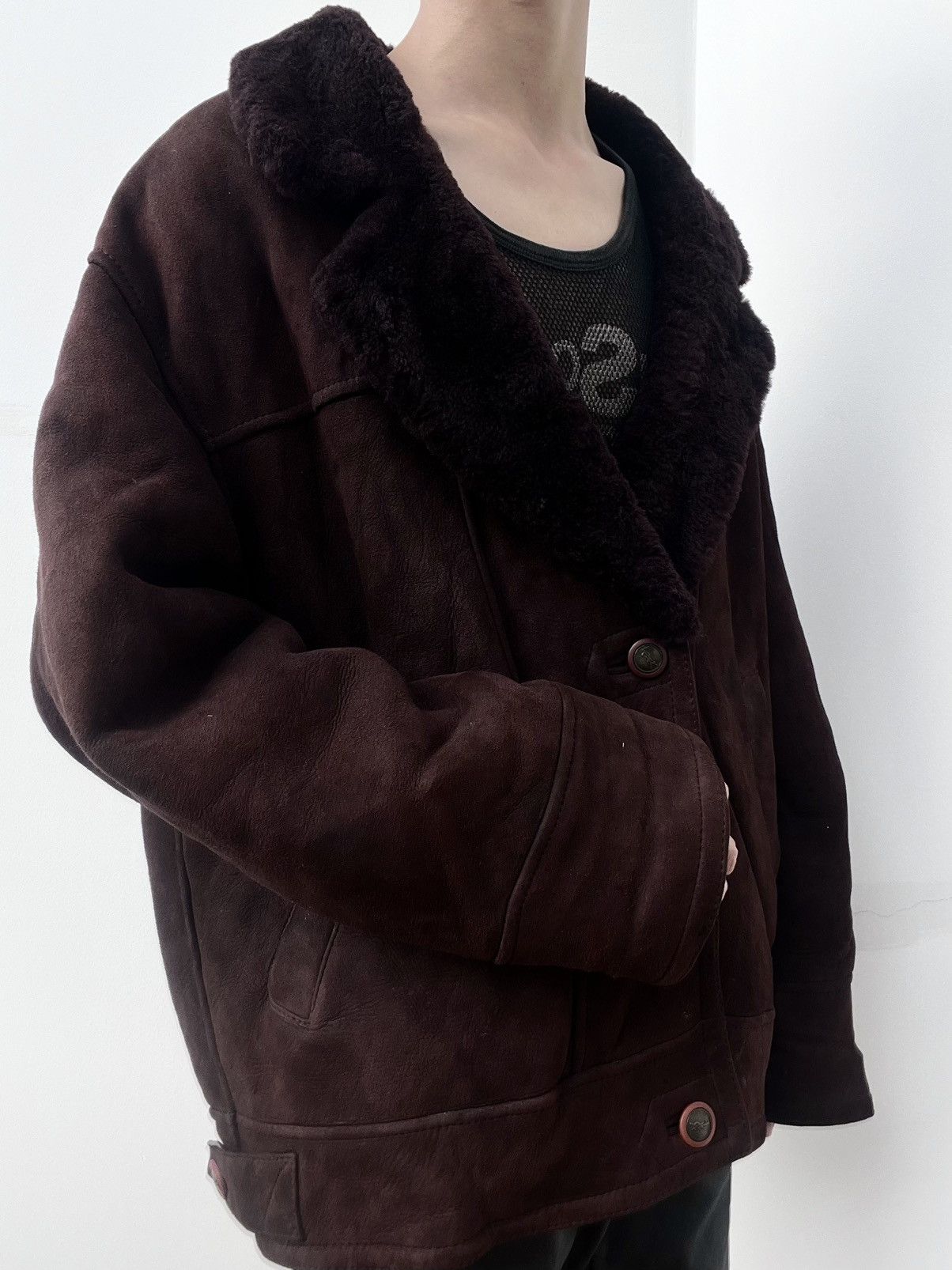 Yves Saint Laurent 90s Yves Saint Laurent Fur Leather Jacket Size US XL / EU 56 / 4 - 5 Thumbnail
