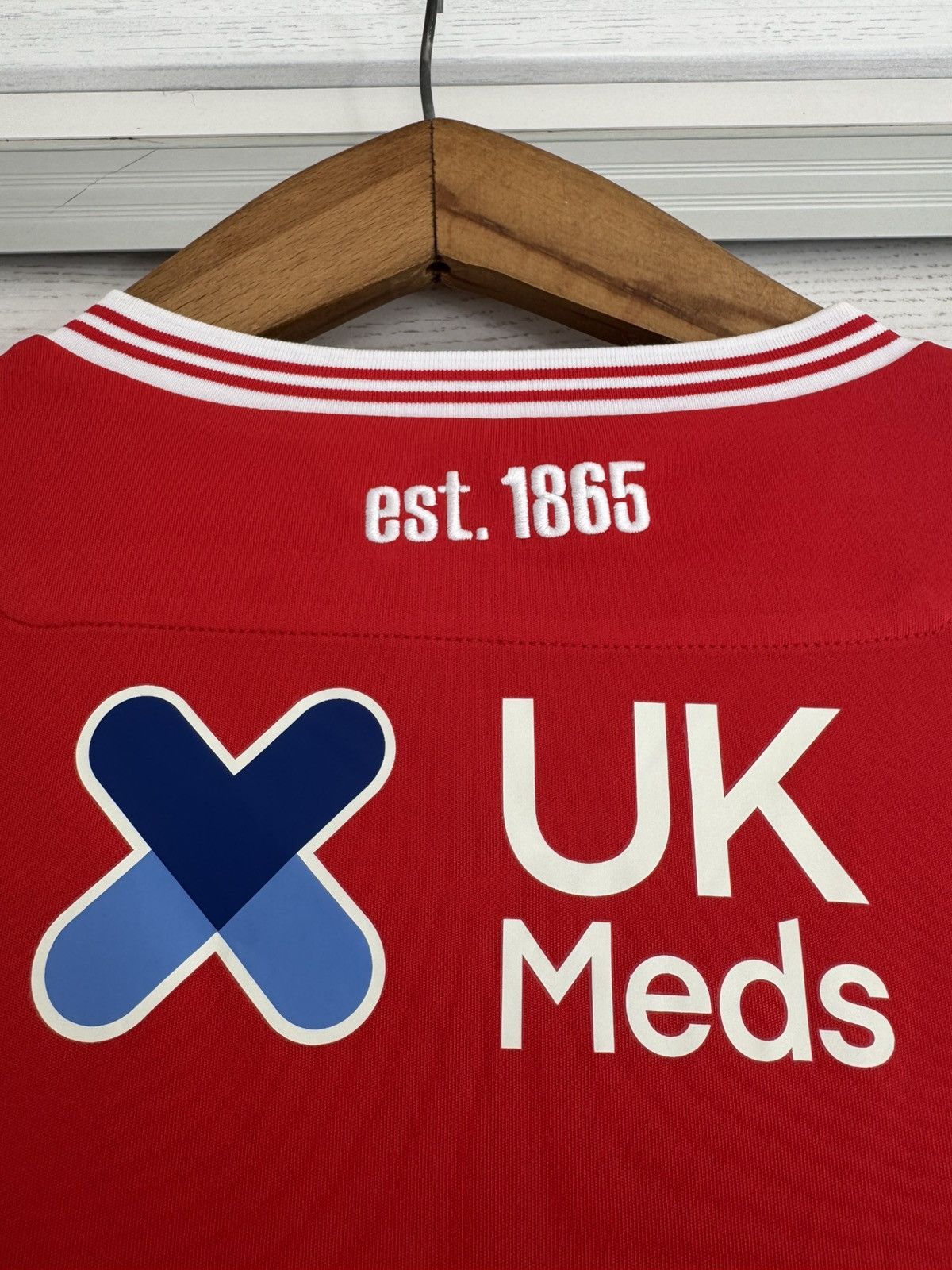 Macron Nottingham Forest 2020-2021 Home Soccer Jersey Football Kit Size US XL / EU 56 / 4 - 10 Thumbnail