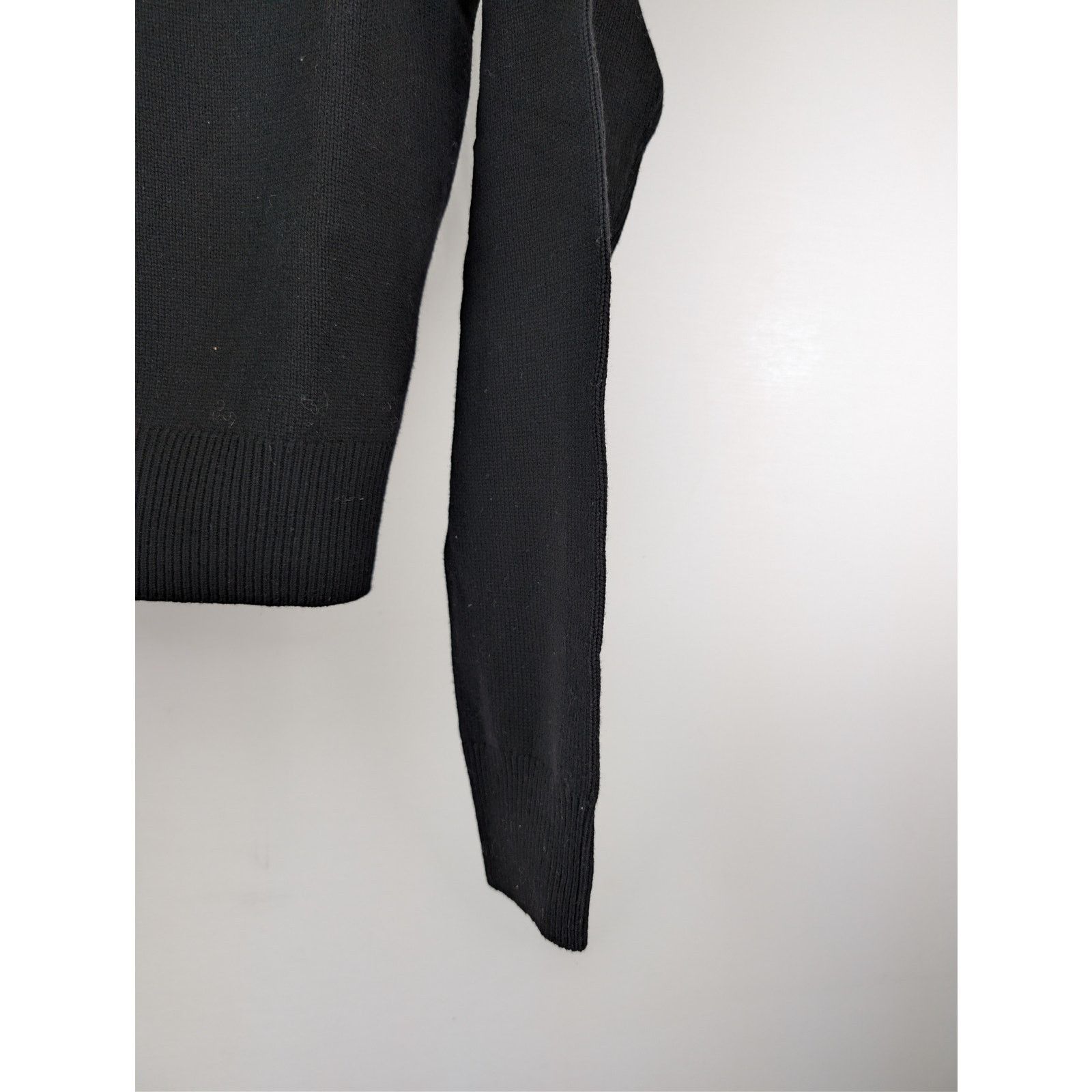 Saint Laurent Paris o1rshd1 Pull Encolure Sweatshirt Sweater Mohair in Black Size US M / EU 48-50 / 2 - 4 Thumbnail