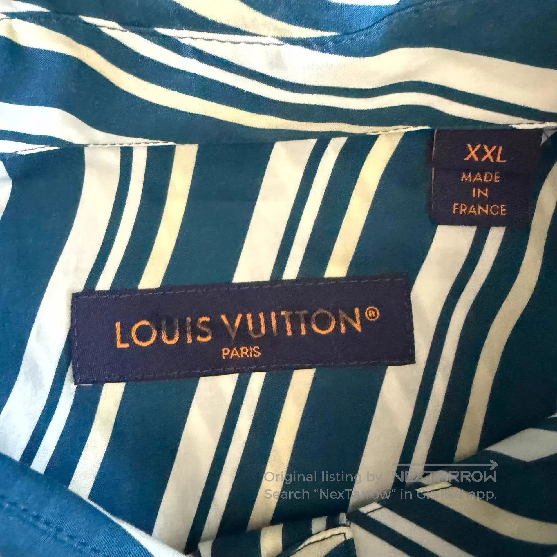 Louis Vuitton Multi Striped Short Sleeve Button-Up Shirt. Size US XXL / EU 58 / 5 - 3 Thumbnail