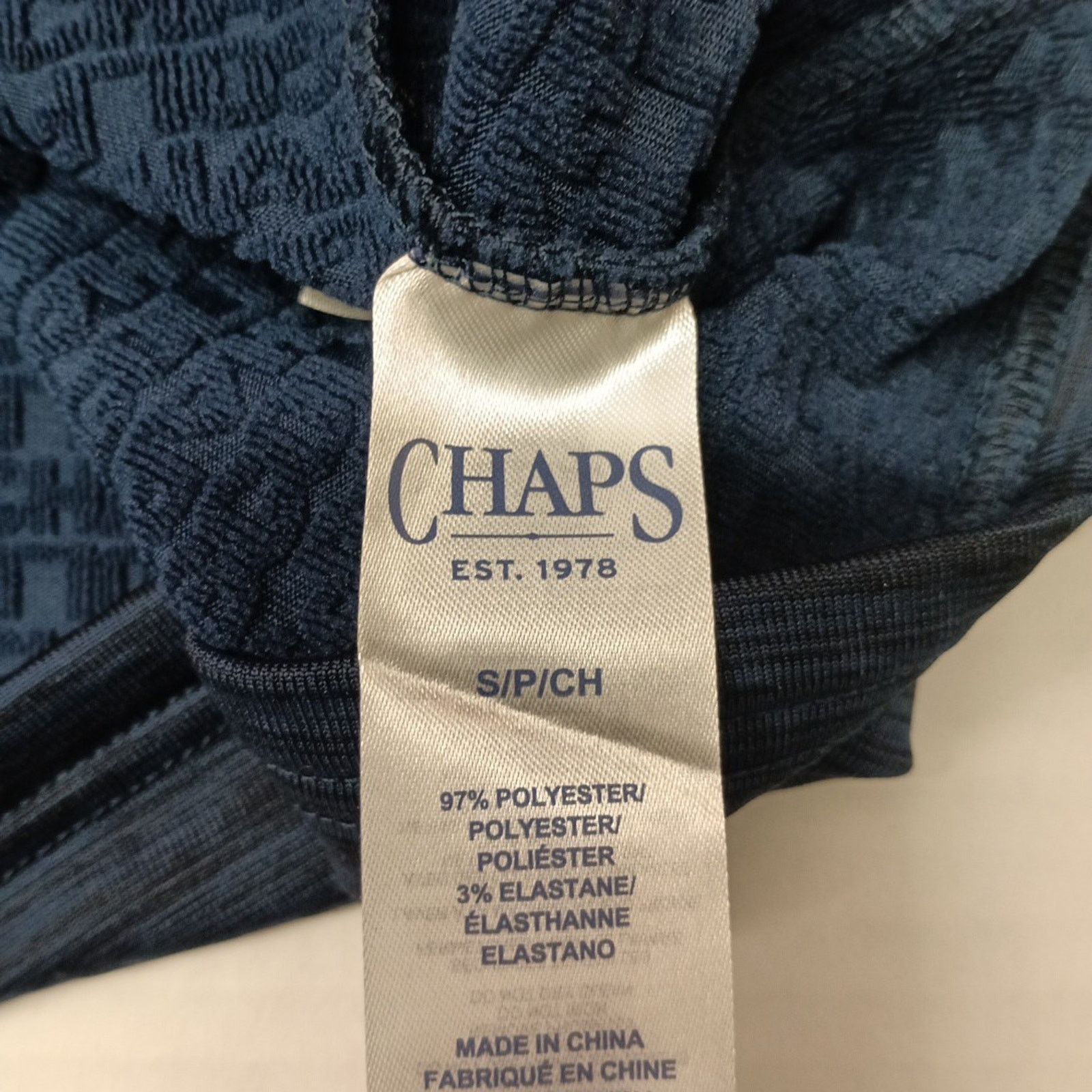 Chaps Chaps Golf Mens Pullover 1/4 Zip Sweater Size S Blue Stretch Size US S / EU 44-46 / 1 - 8 Thumbnail