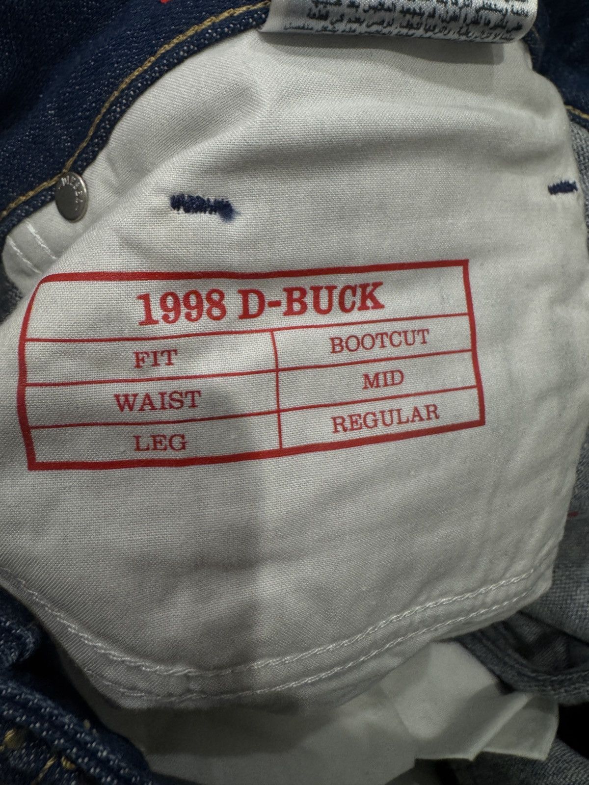 Diesel Diesel 1998 D Buck Distressed Jeans size 30 Size US 30 / EU 46 - 6 Thumbnail