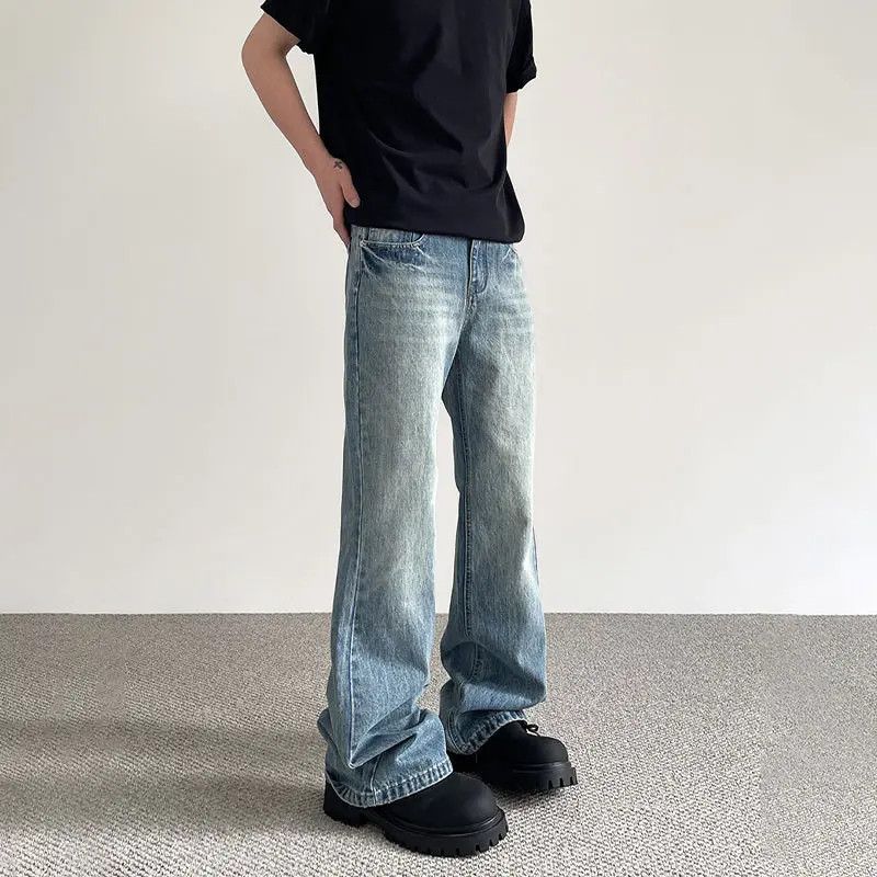 Japanese Brand × Jean Retro loose micro flared high street jeans Size US 32 / EU 48 - 5 Thumbnail