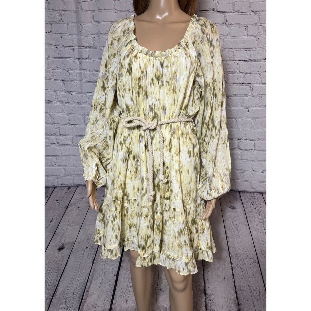 Sam Edelman NWT New $129 Sam Edelman Scoop Neck Long Sleeve Belted Dres Size L / US 10 / IT 46 - 9 Thumbnail
