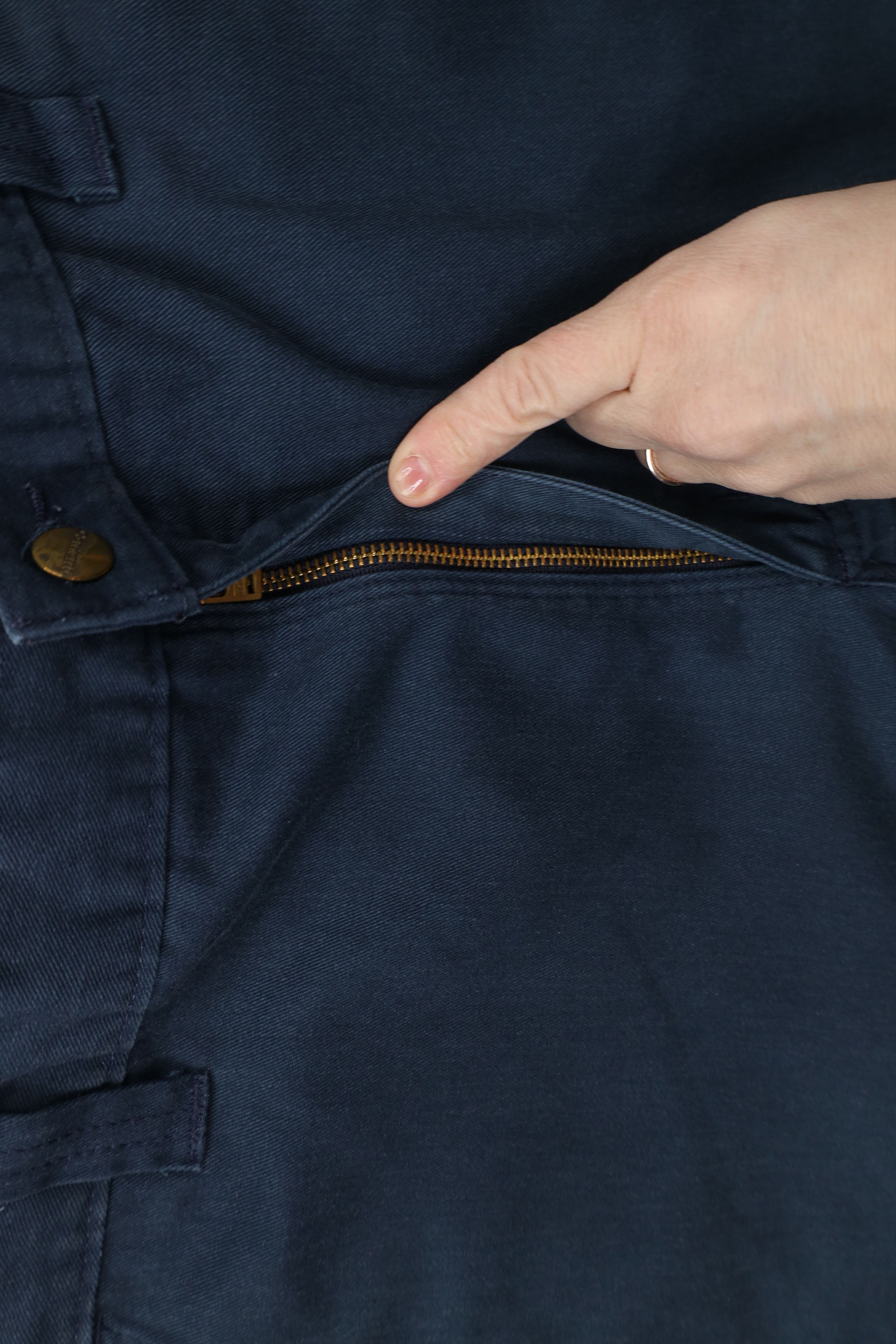 Carhartt × Vintage Vintage Y2K Carhartt Spell Blend Twill Wide Leg Pants Blue Size US 42 / EU 58 - 8 Thumbnail