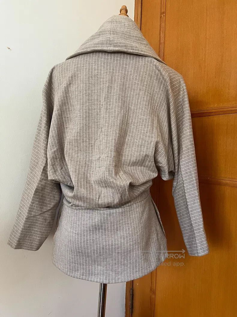 Vivienne Westwood Vivienne Westwood Grey Striped Short Jacket Size S / US 4 / IT 40 - 5 Thumbnail