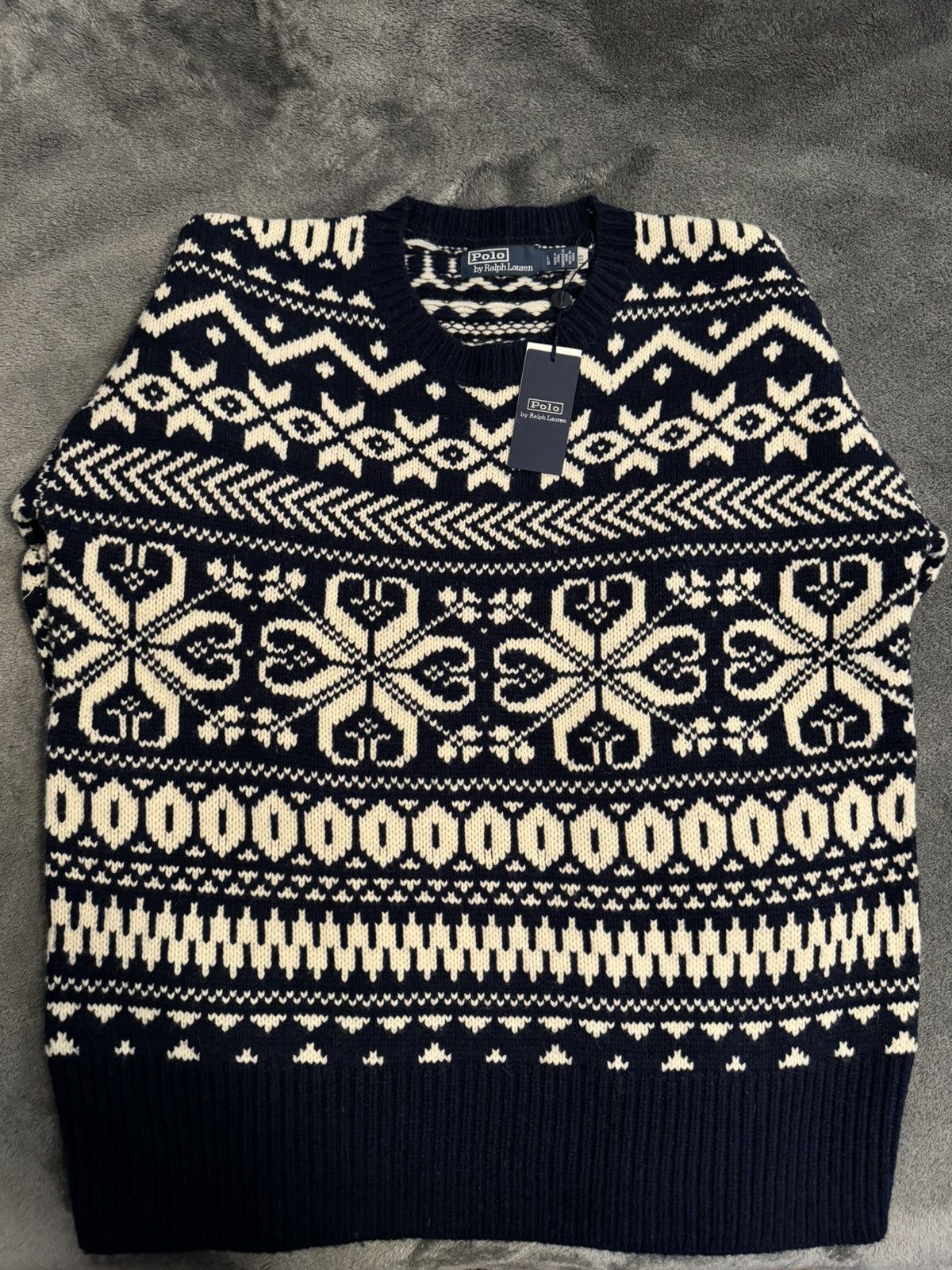 Polo Ralph Lauren Festive polo knit sweater Size US L / EU 52-54 / 3 - 2 Thumbnail