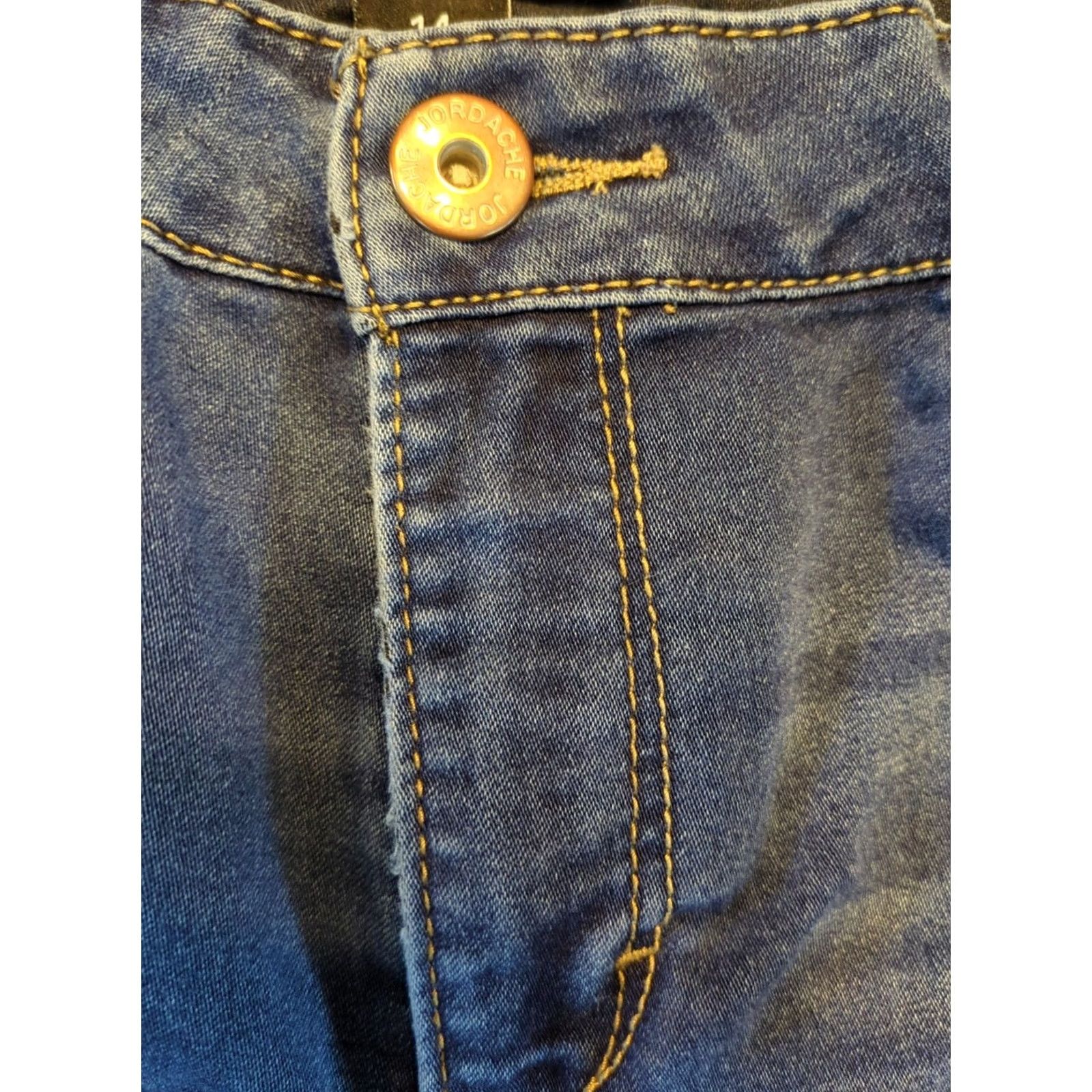 Jordache Jordache Womens Jeans Sz 14 Blue Denim Super Skinny Size 36" / US 14 / IT 50 - 5 Thumbnail