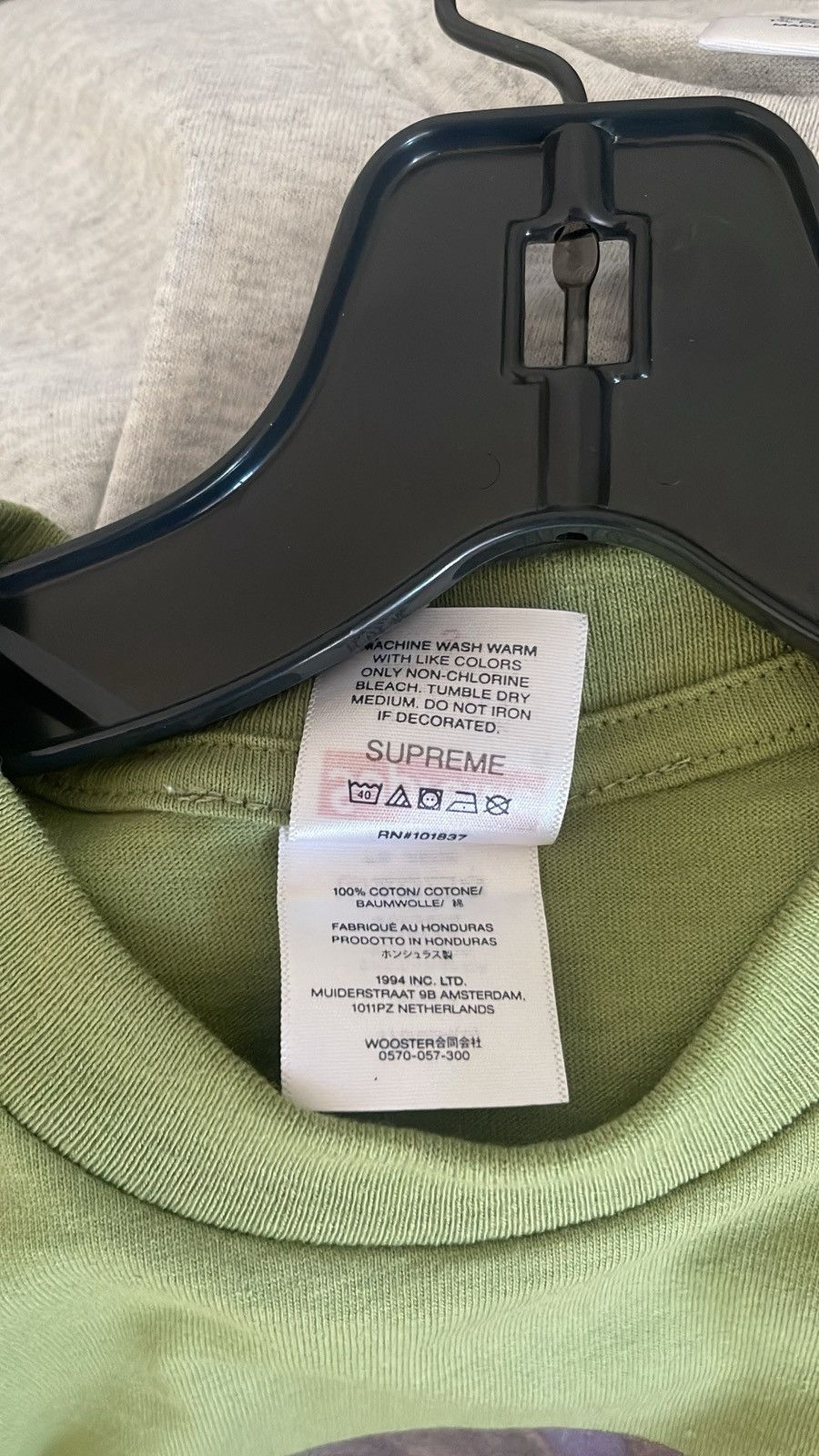 Supreme Supreme snow white ‘moss’ Size US M / EU 48-50 / 2 - 4 Thumbnail
